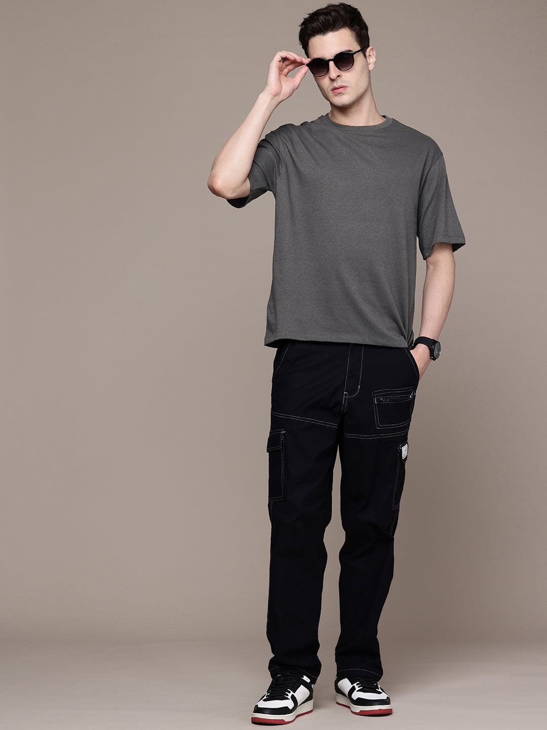 Oversized Steel Grey T-Shirt