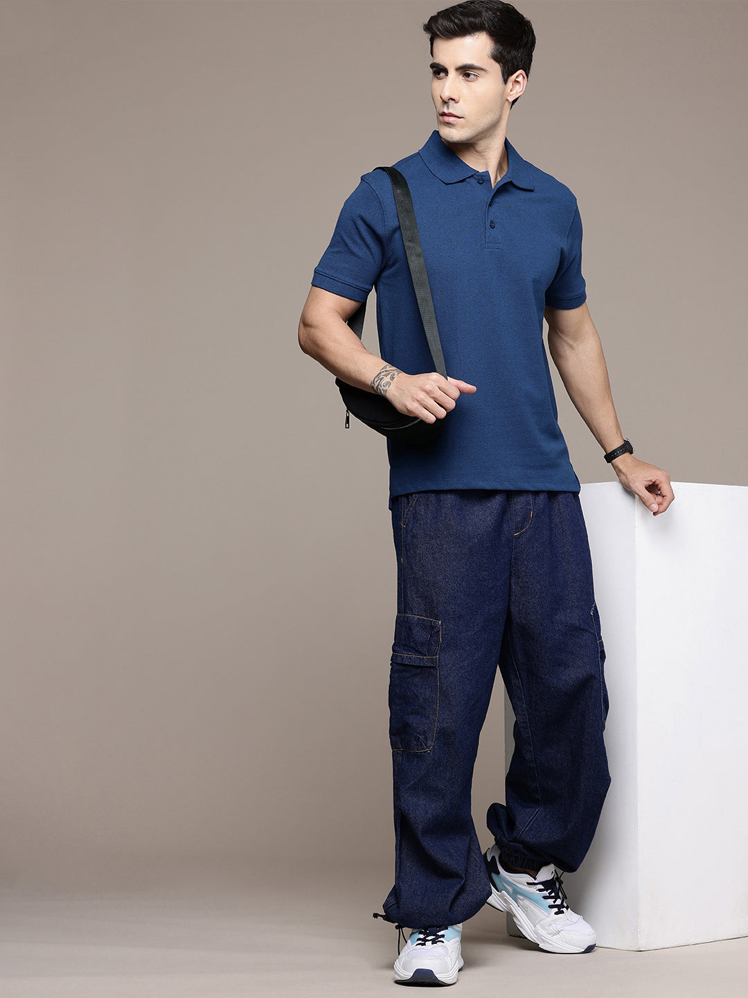 Airforce Blue Polo T-Shirt