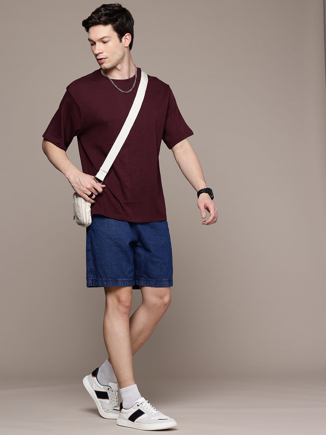 Oversized Burgundy T-Shirt