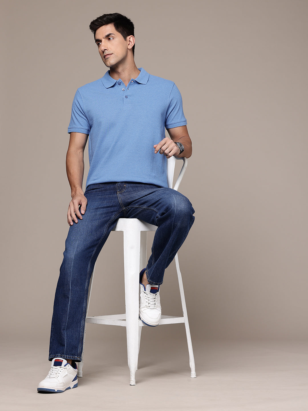 Sky Blue Polo T-Shirt