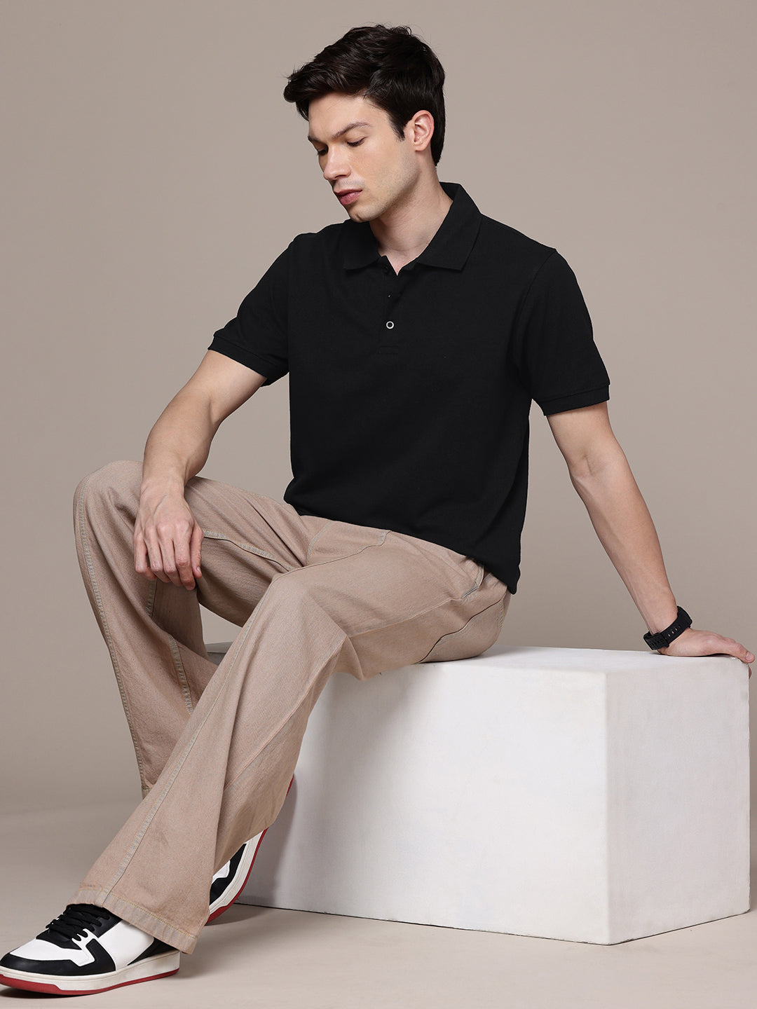 Black Polo T-Shirt