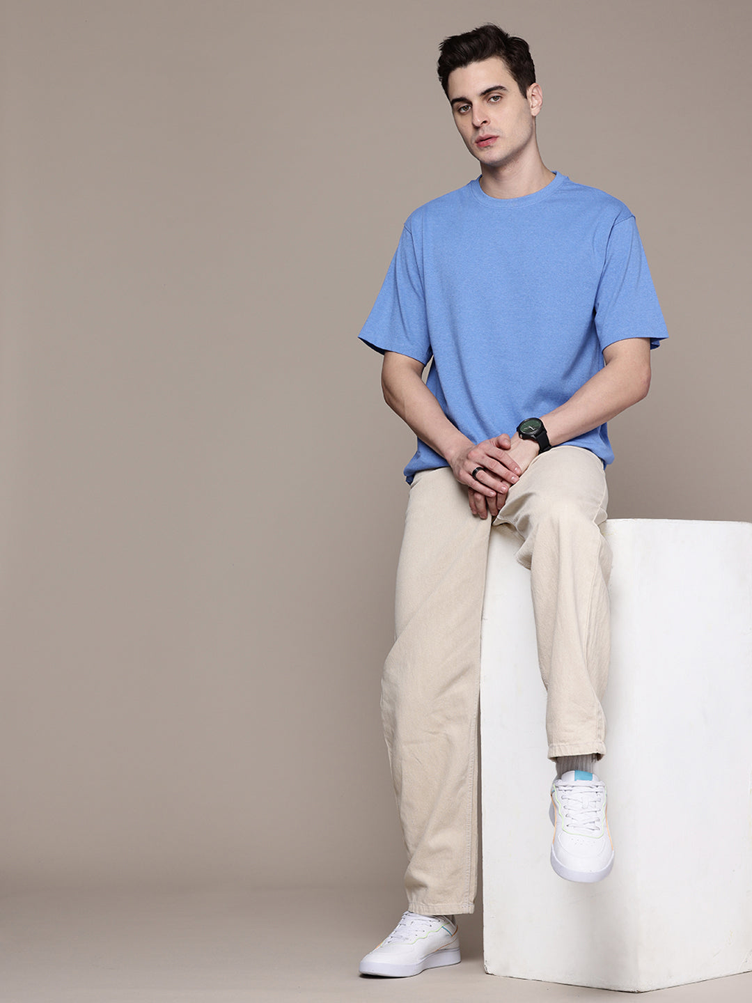 Oversized Sky Blue T-Shirt