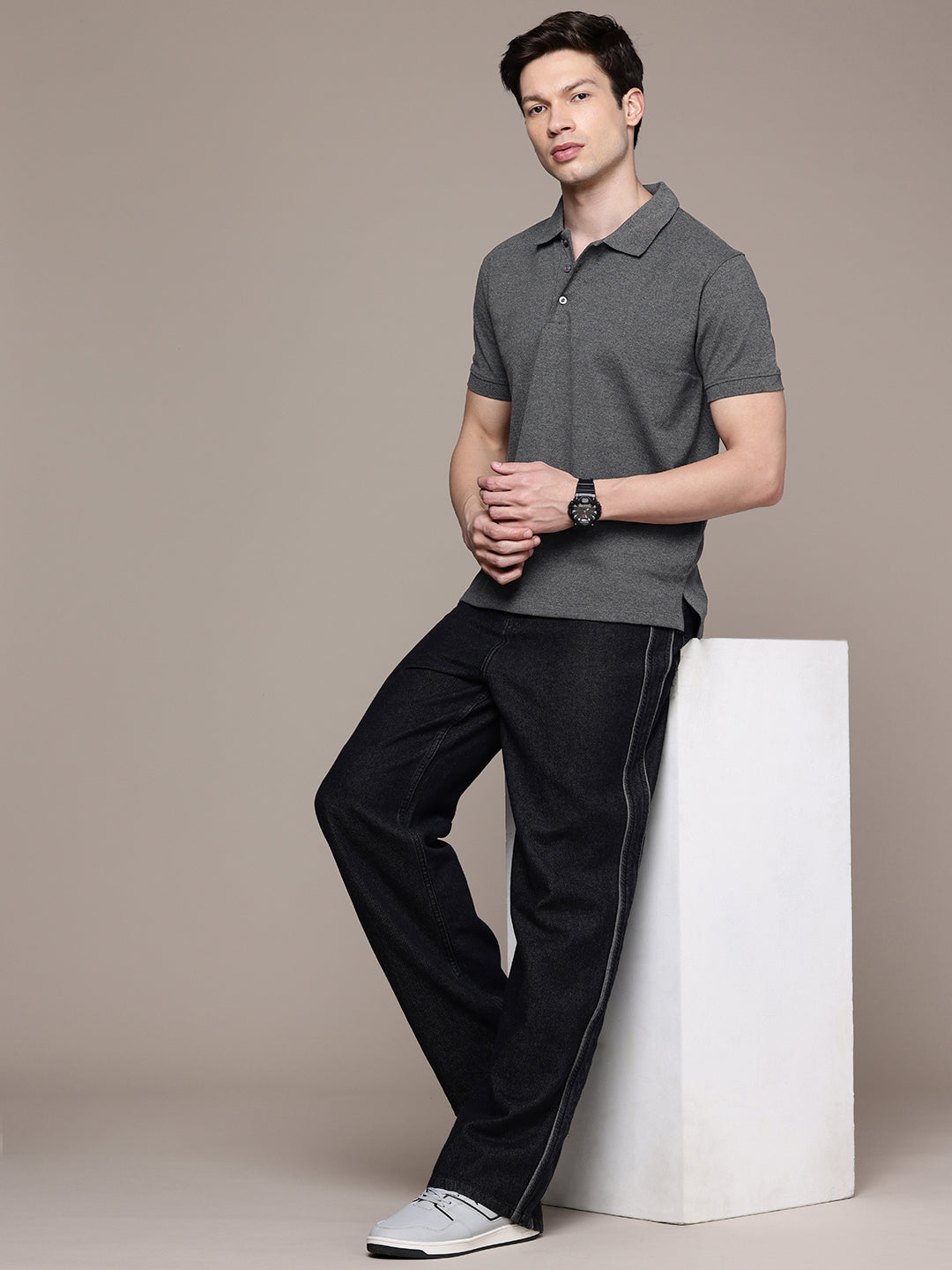 Andhra Melange Polo T-Shirt