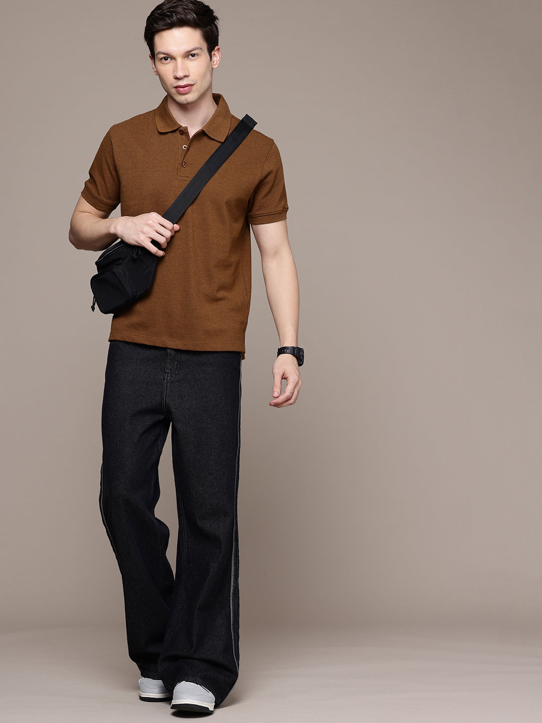Mustard Brown  Polo T-Shirt