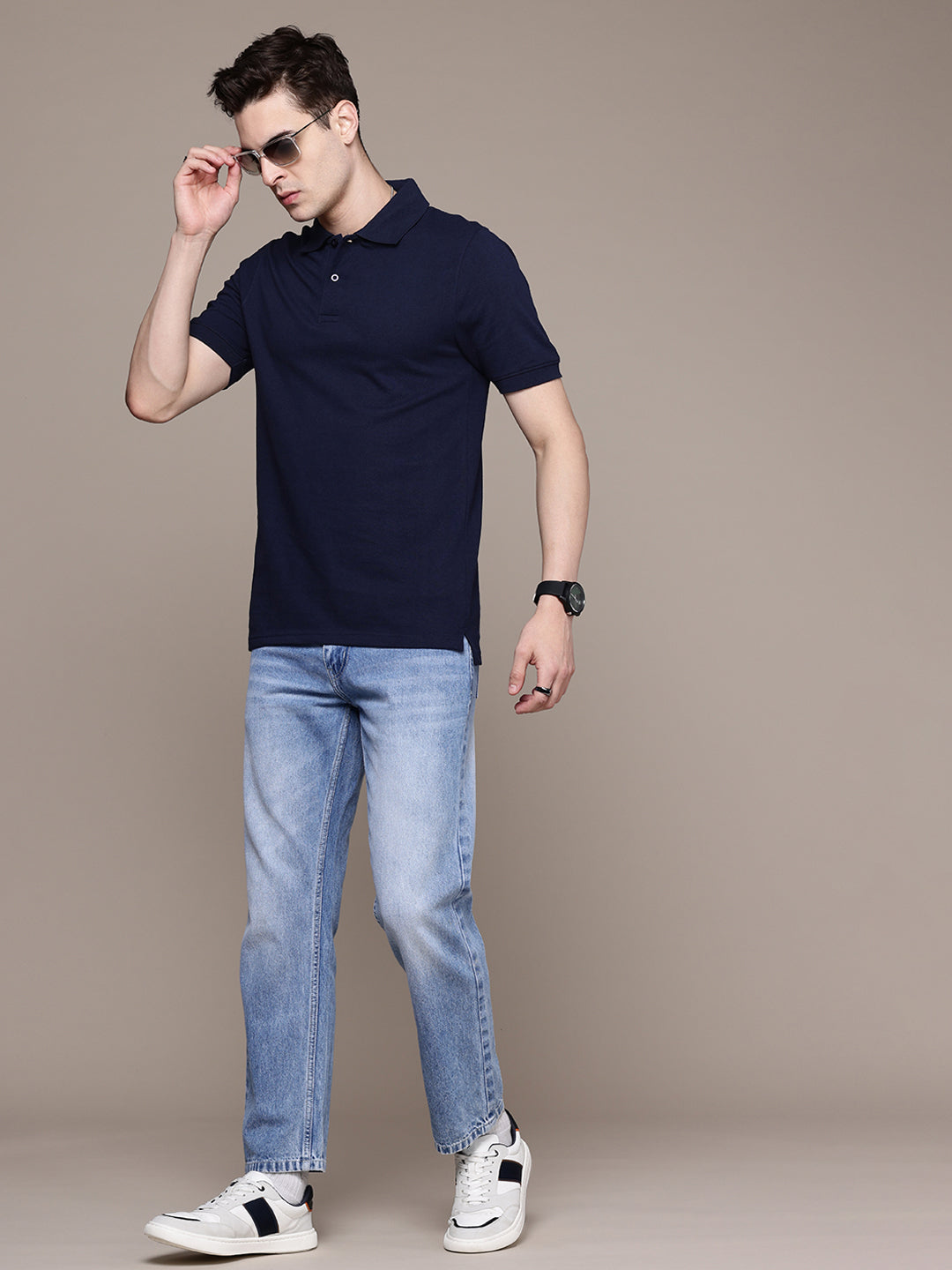 Navy  Polo T-Shirt