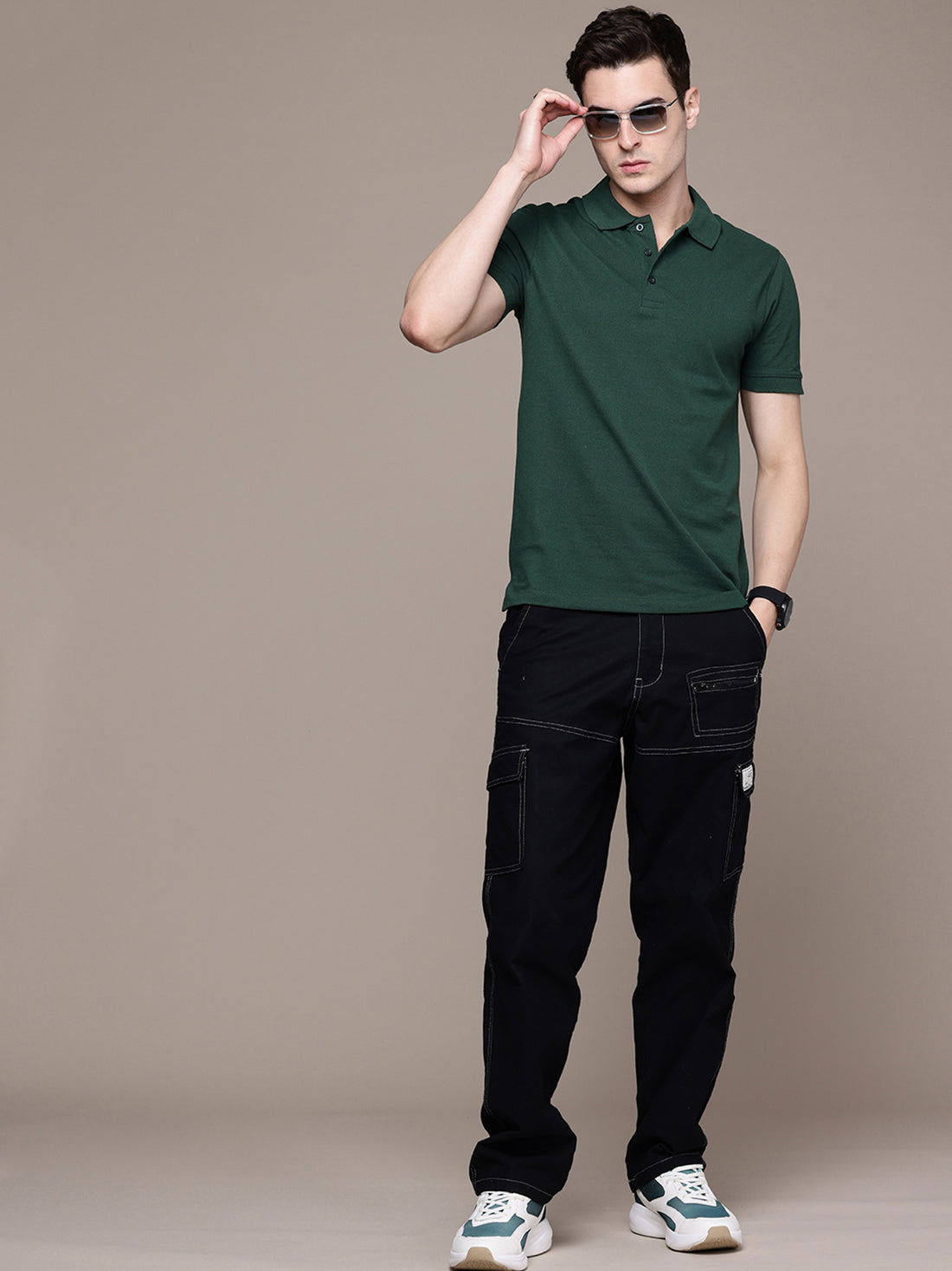 Graphic Polo Brainwaves Print T-Shirt