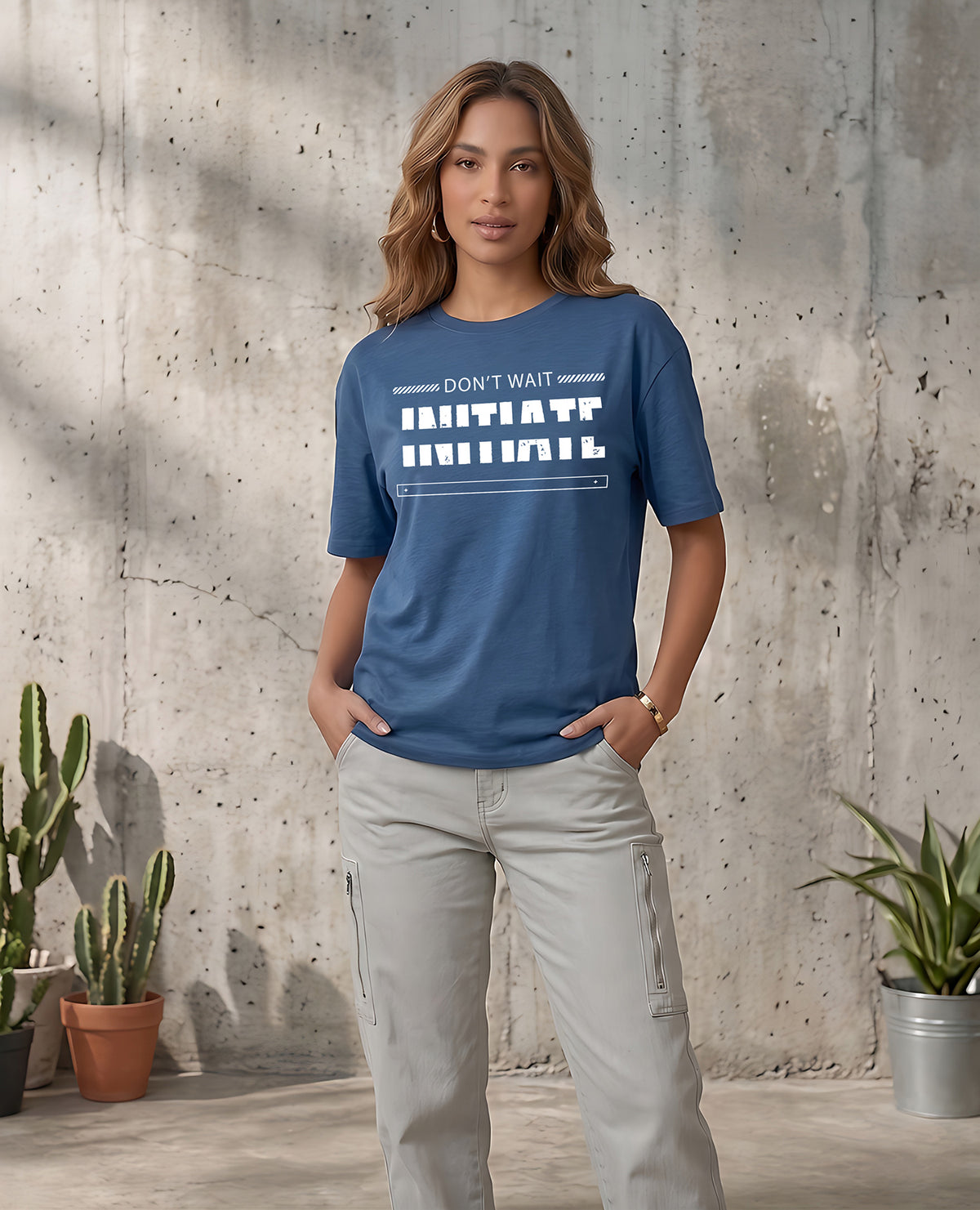 Graphic Oversized T-Shirt Initiate