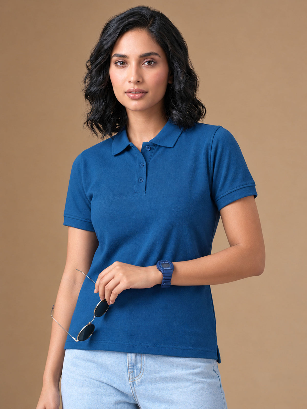 Airforce Blue Polo T-Shirt