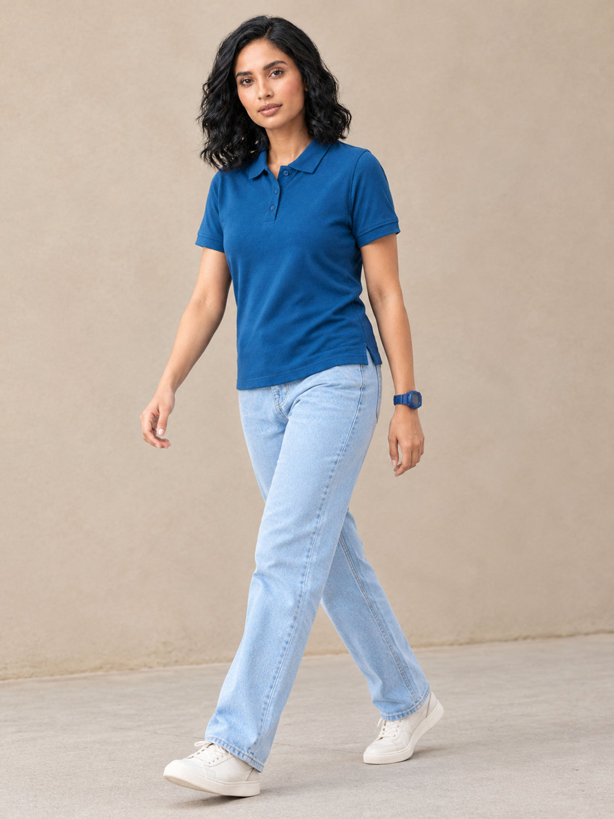 Airforce Blue Polo T-Shirt