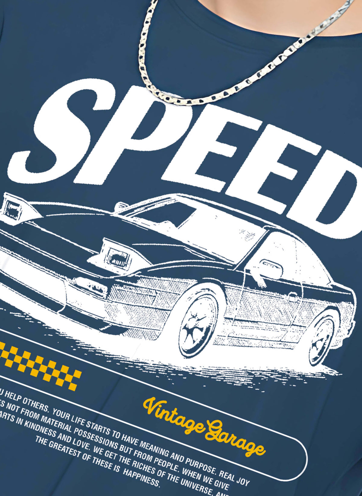 Graphic Oversized Speed Tshirt