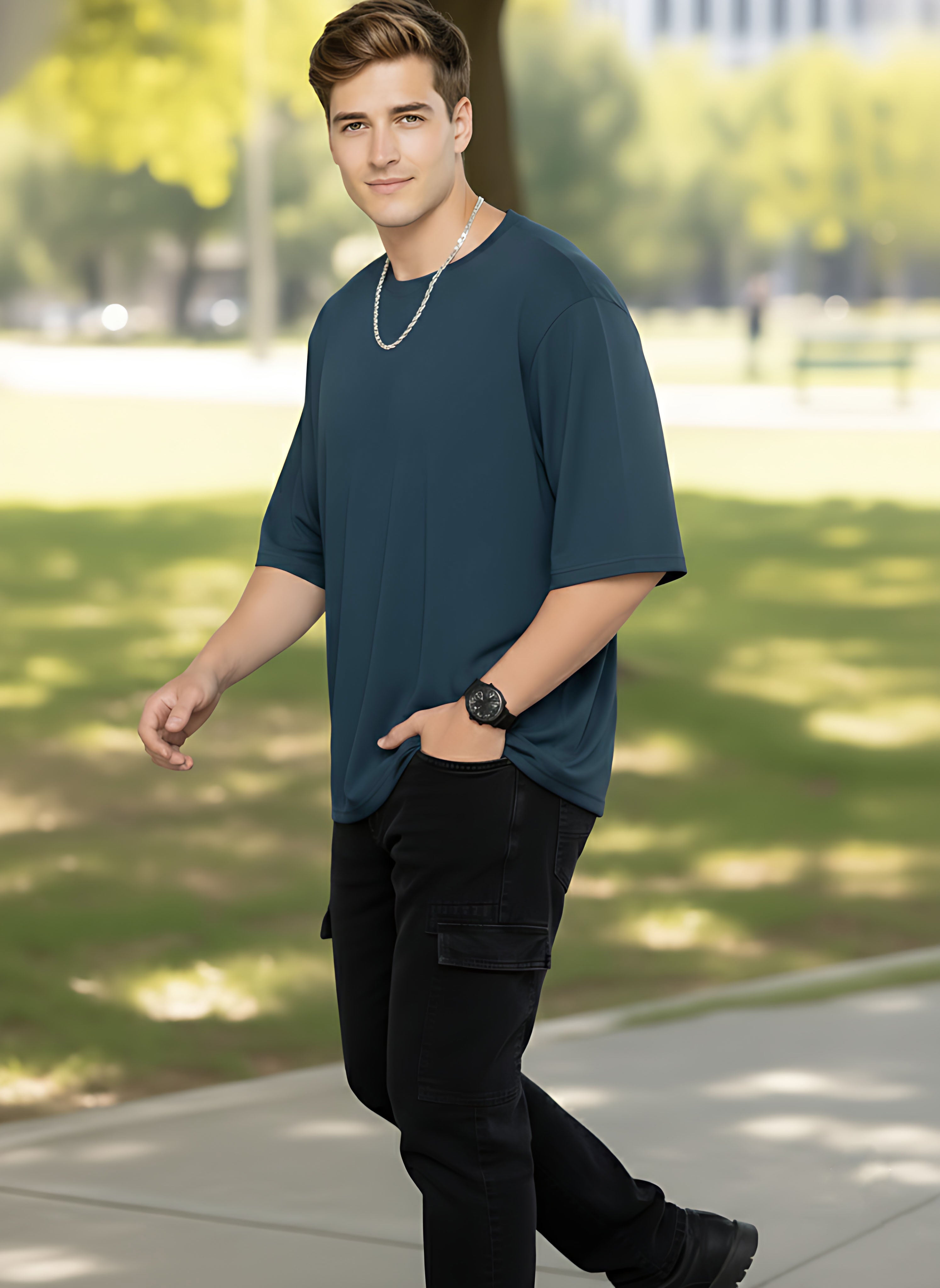 Oversized Blue T-Shirt