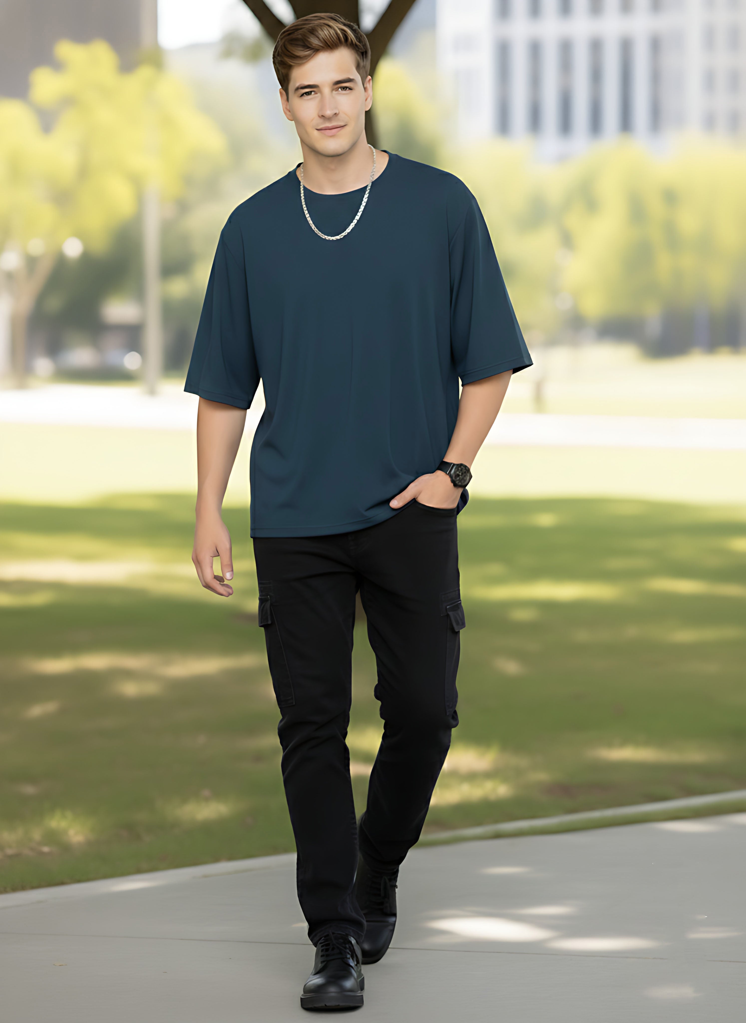 Oversized Blue T-Shirt