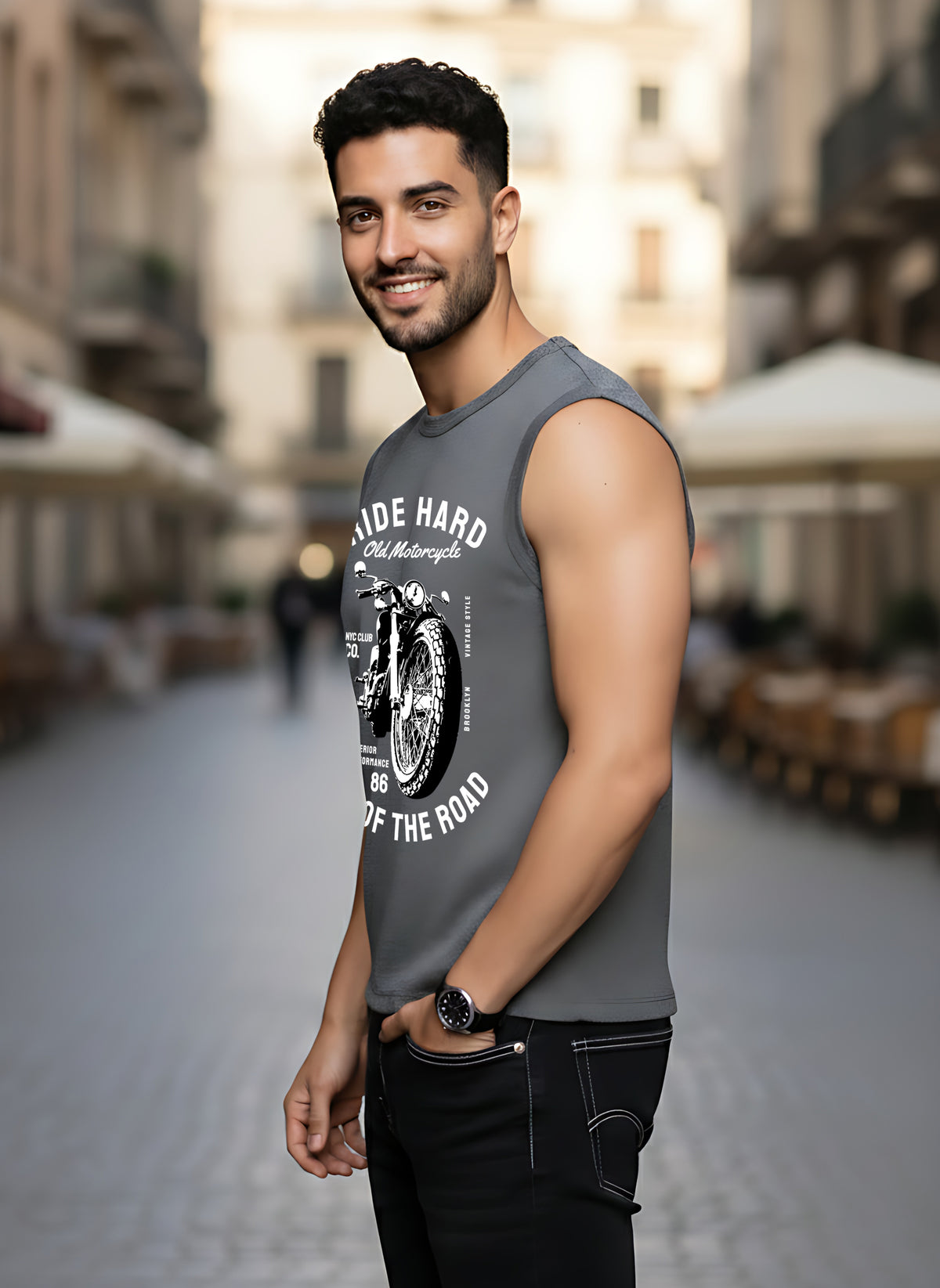 MENS GRAPHIC SLEEVELESS SIGHT