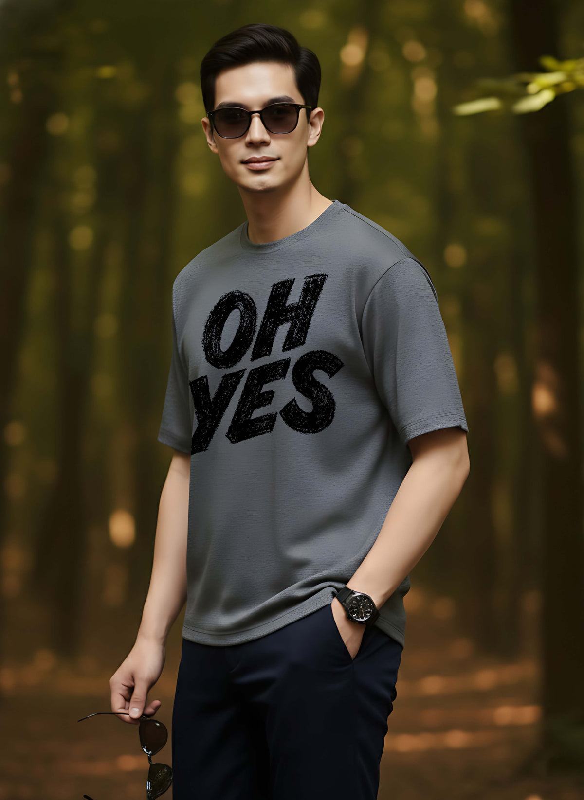 Graphic Oversized Oh yes Tshirt
