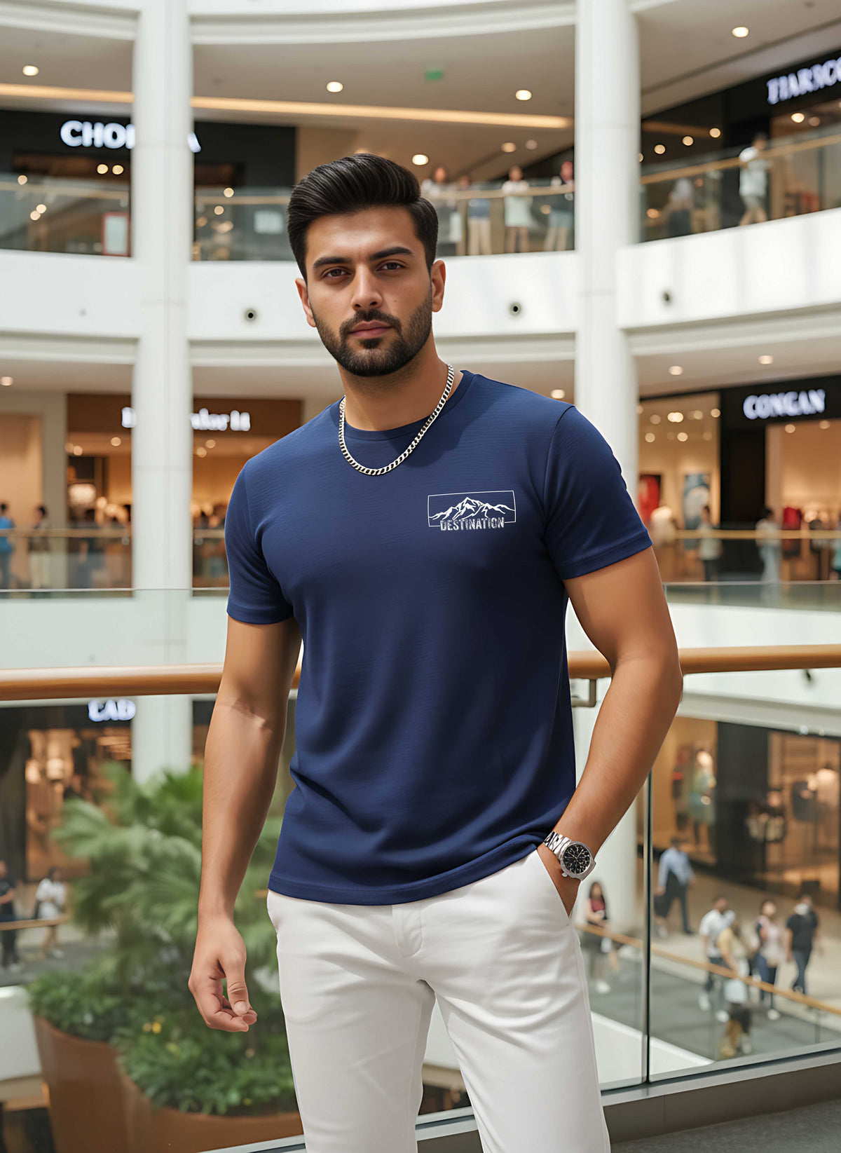 Mens Graphic Regular Half Sleeve T Shirt