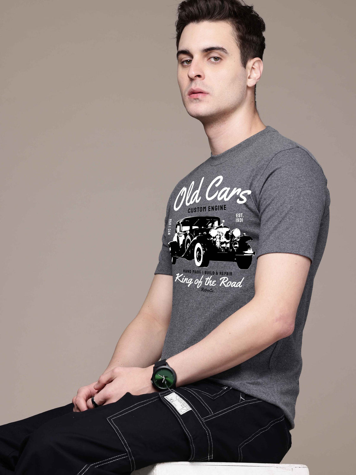 Mens Graphic Regular T Shirt