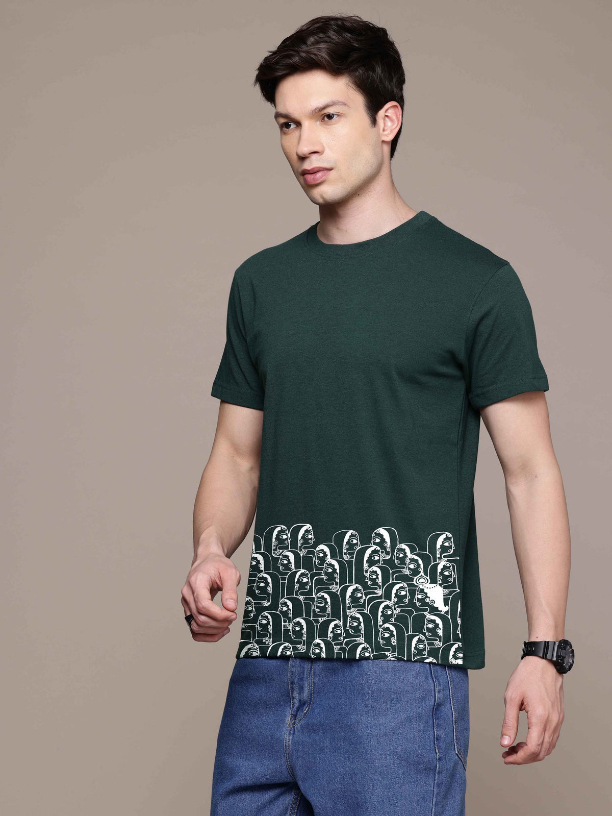 Mens Graphic Regular T Shirt