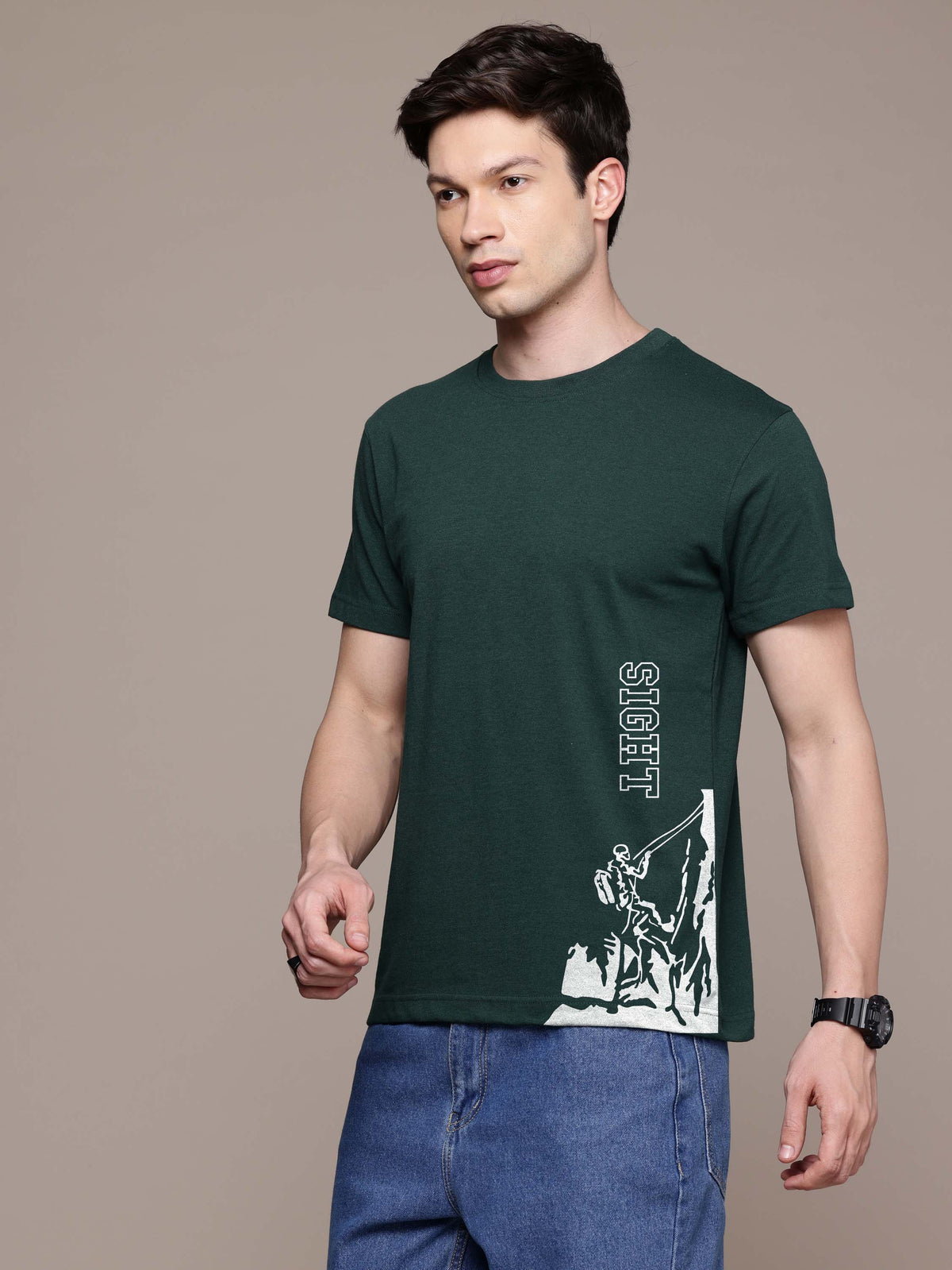 Mens Graphic Regular T Shirt
