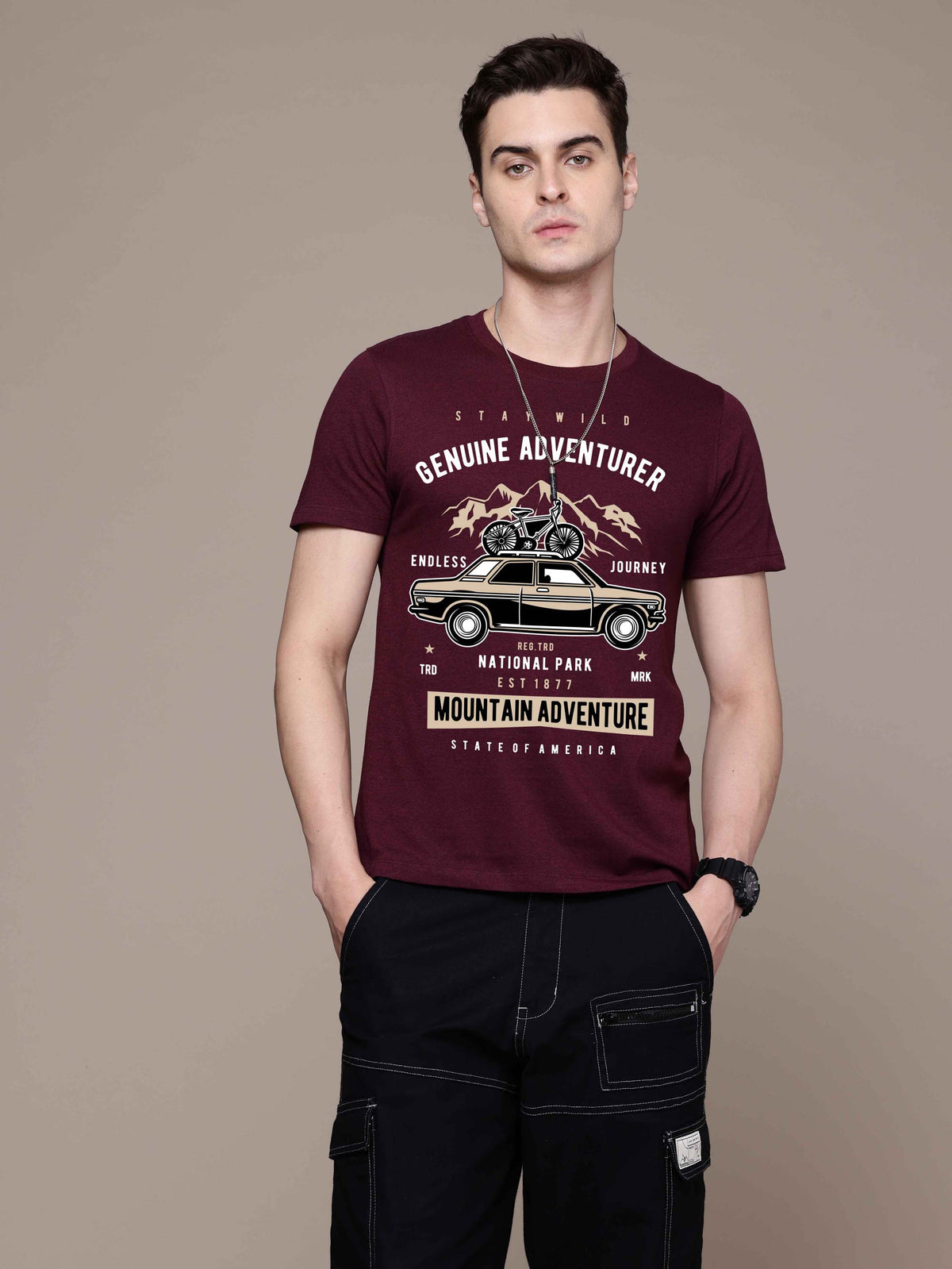 Mens Graphic Regular T Shirt