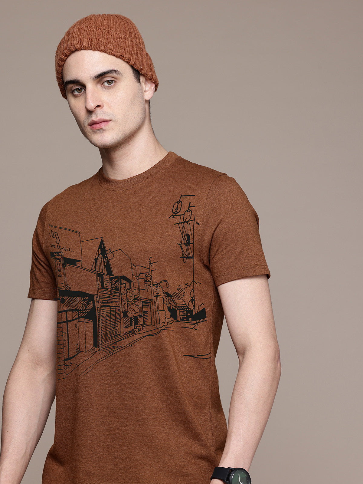 Mens Graphic Regular T Shirt