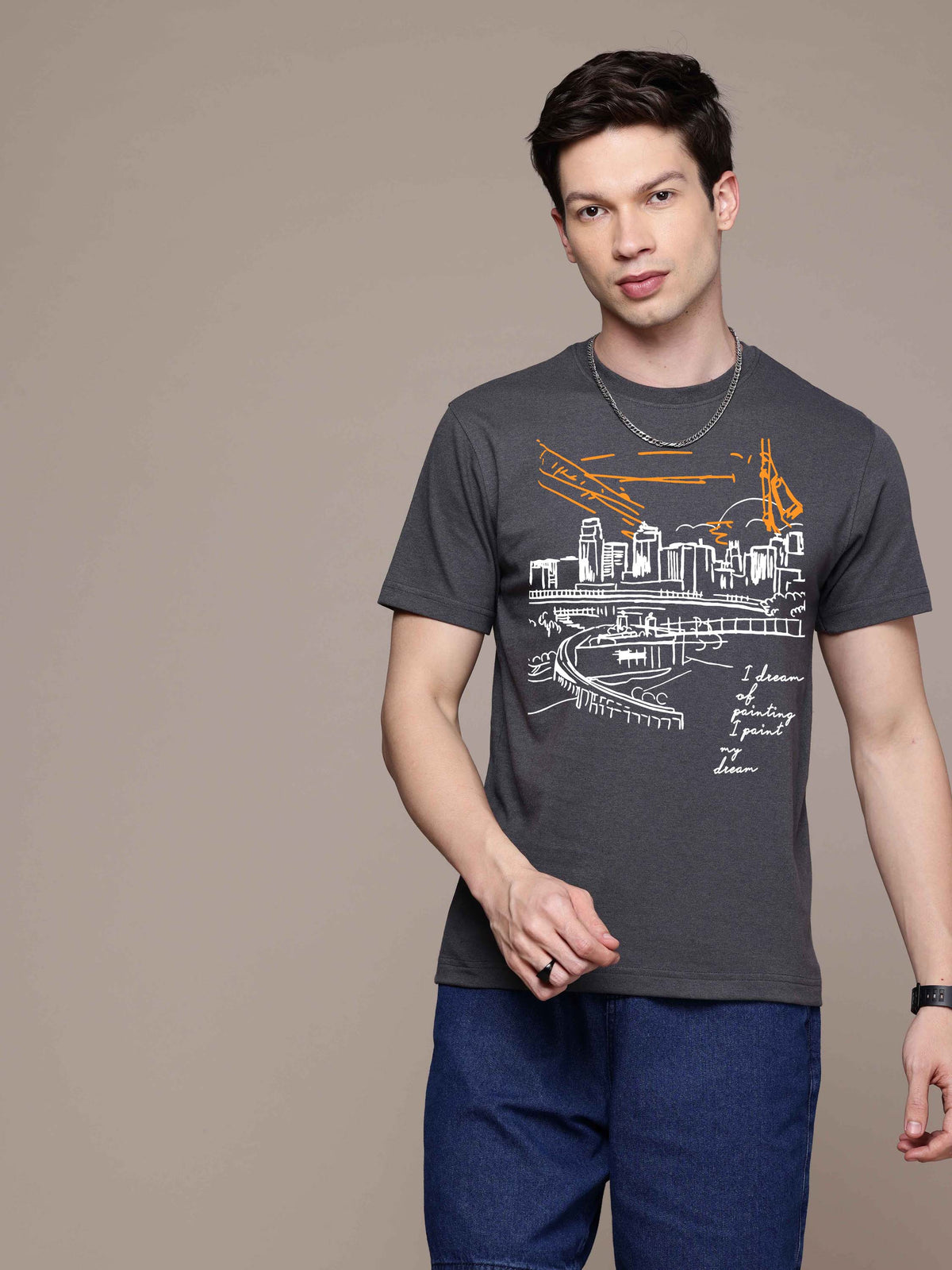 Mens Graphic Regular T Shirt