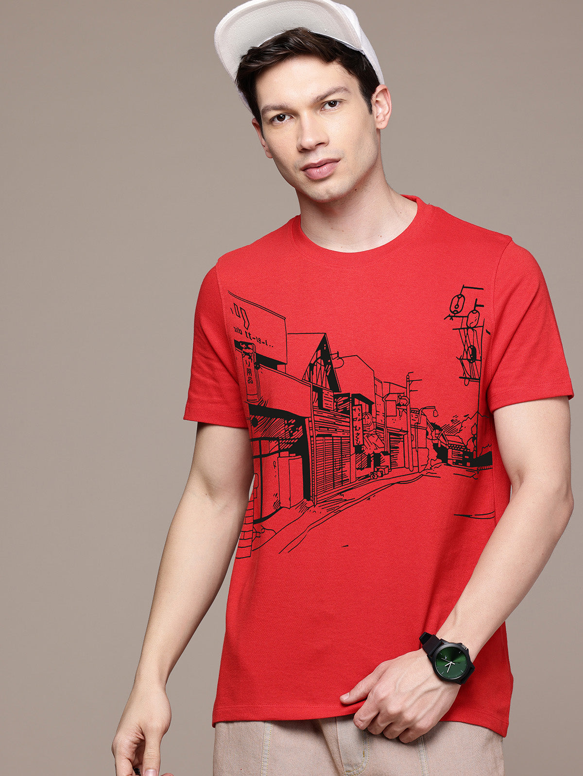 Mens Graphic Regular T Shirt