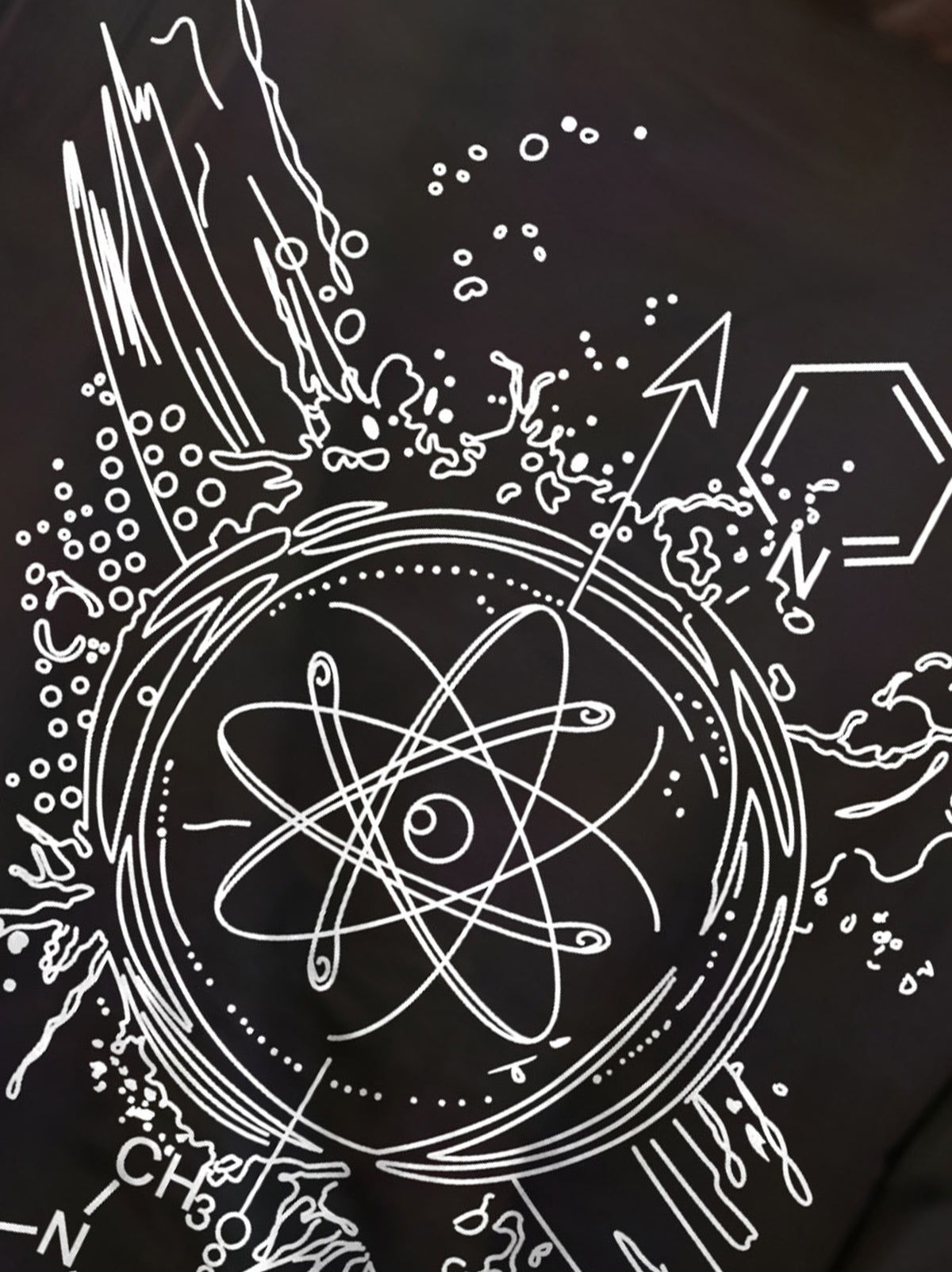 Graphic Oversized T-Shirt Quantum