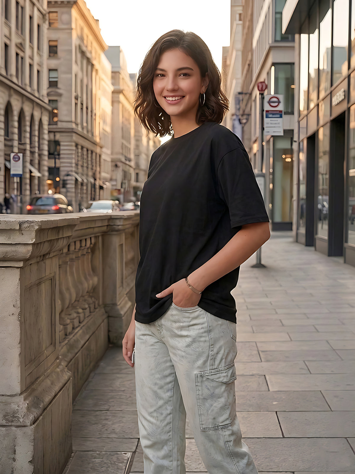 Graphic Oversized T-Shirt Quantum