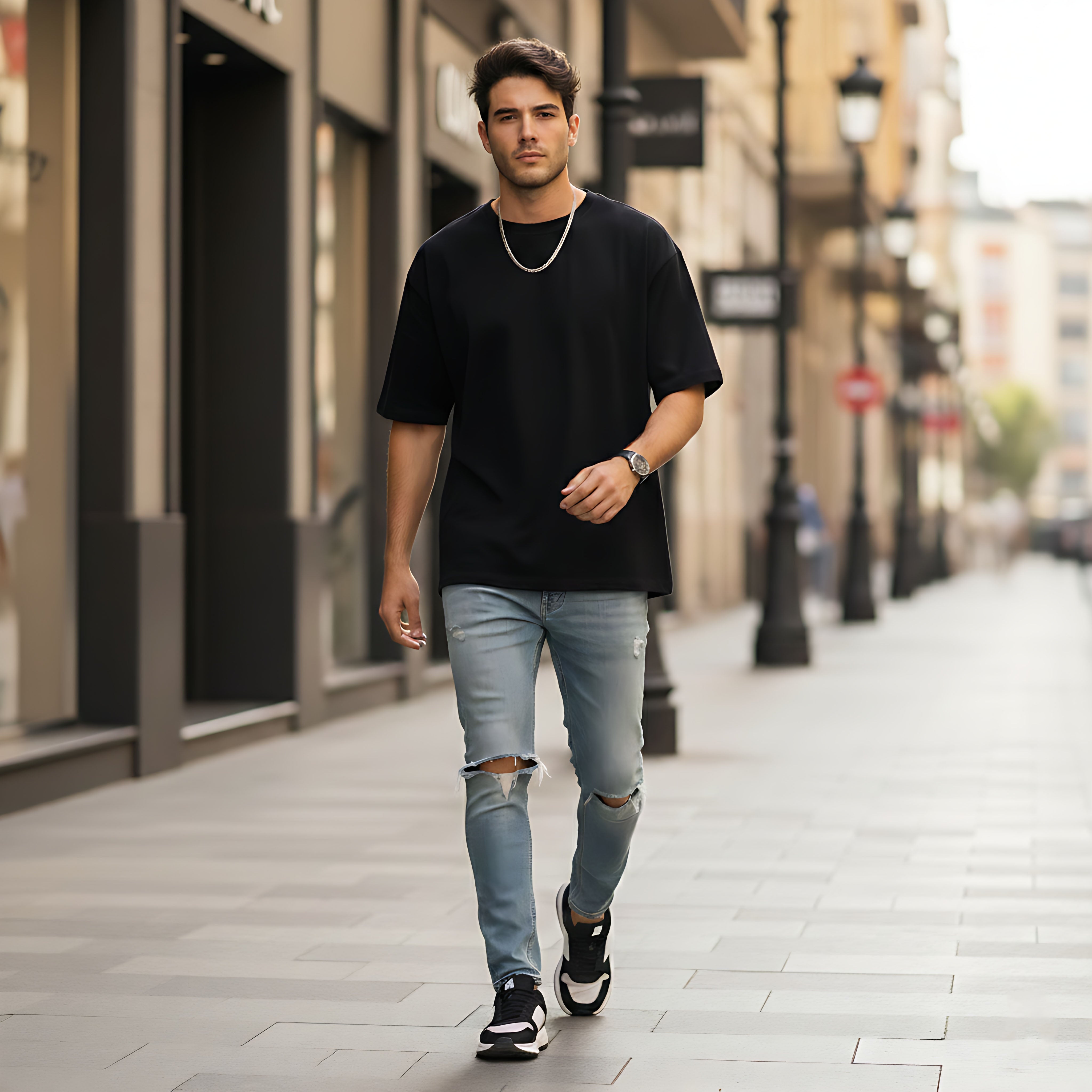 Oversized Black T-Shirt