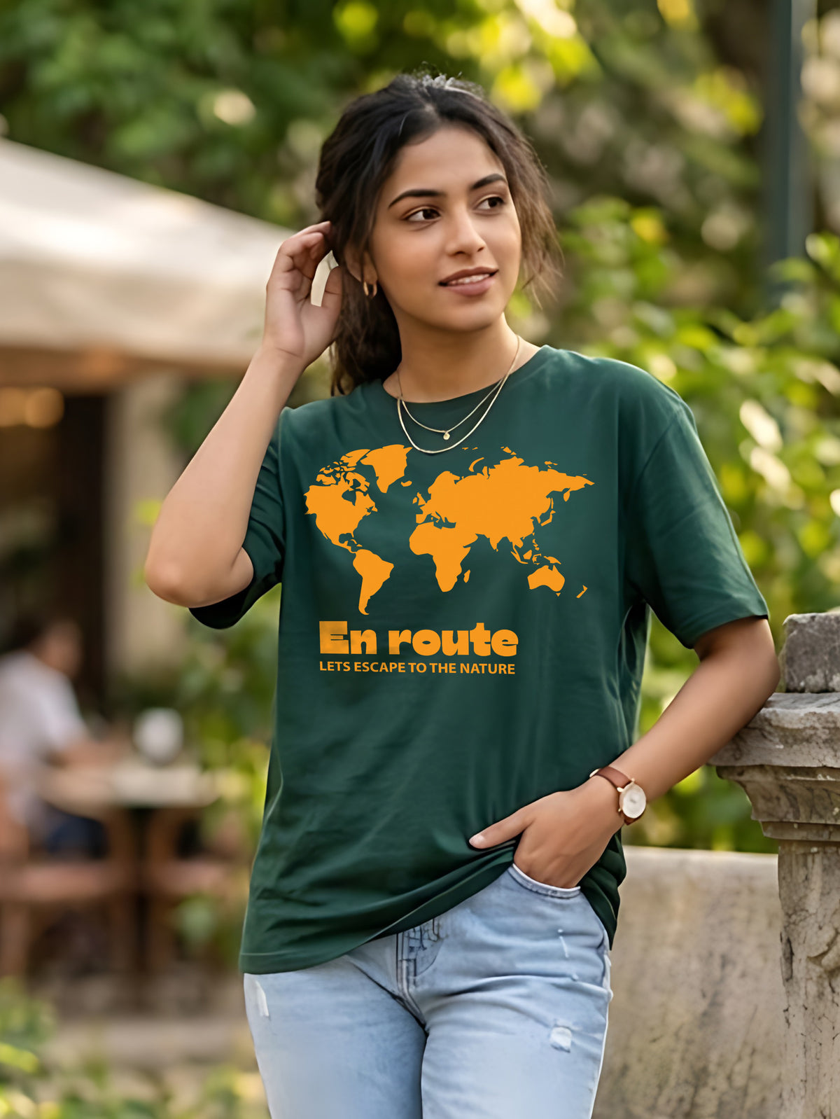 Graphic Oversized T-Shirt Route