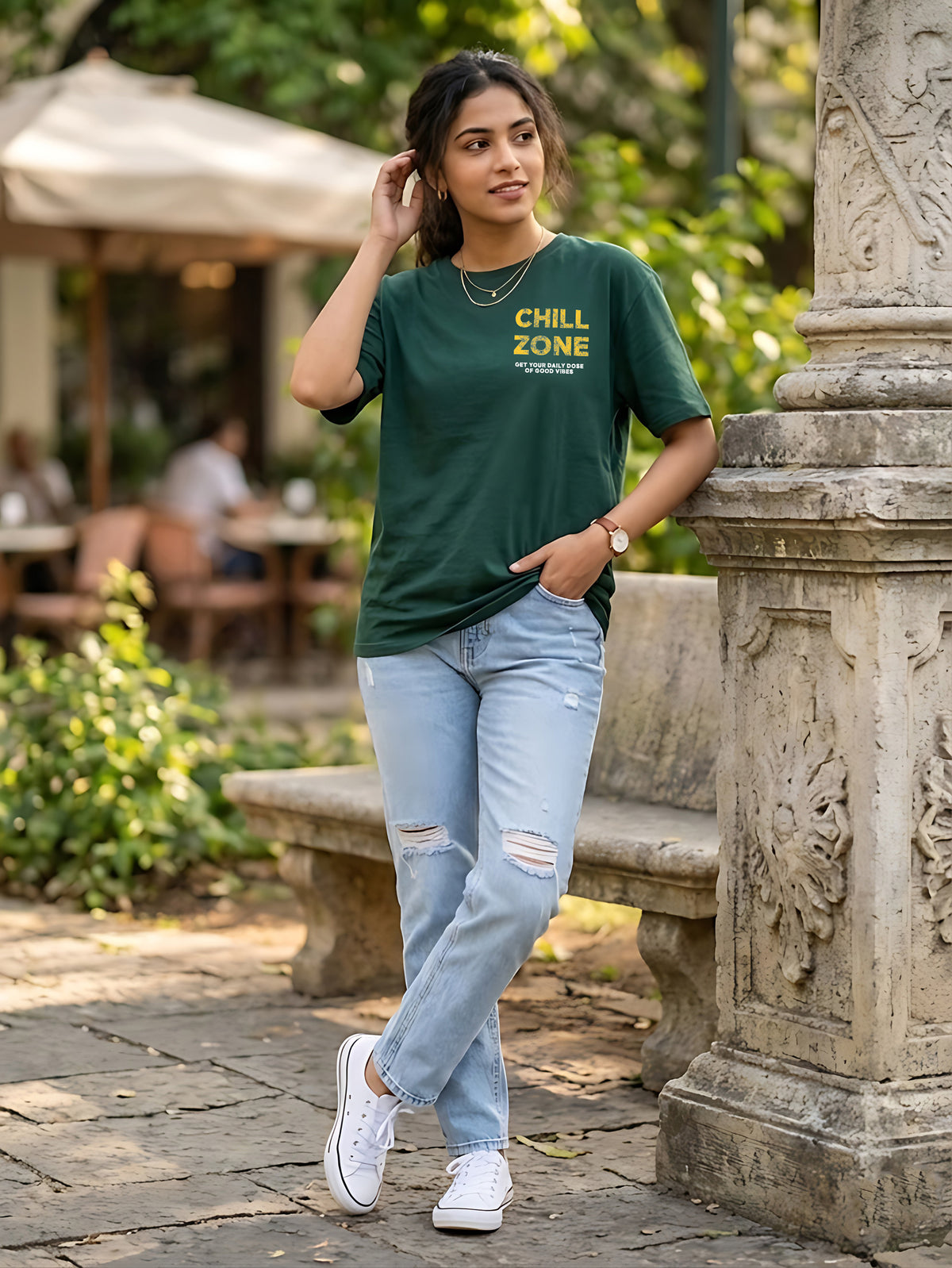 Graphic Oversized T-Shirt Chill