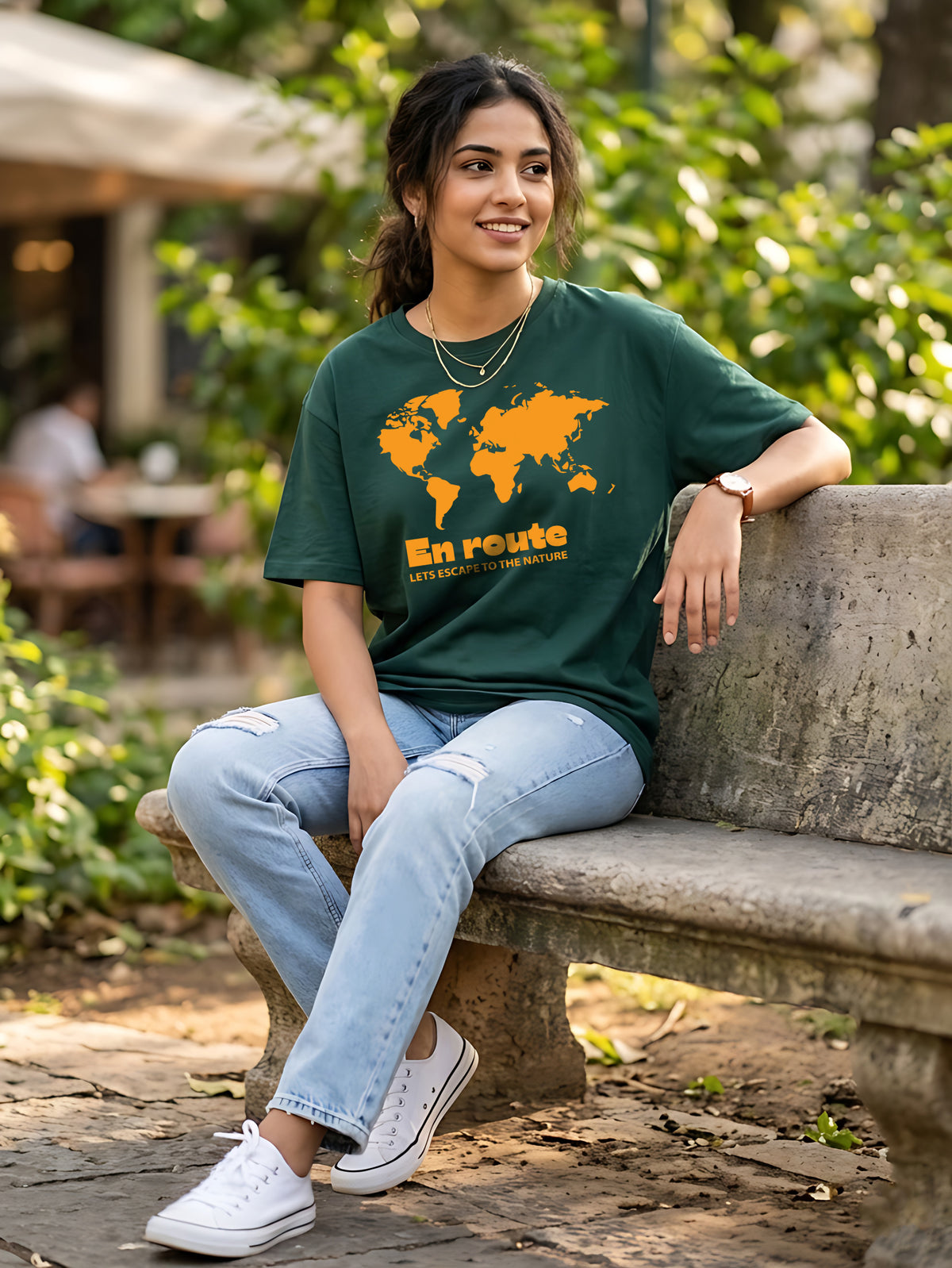 Graphic Oversized T-Shirt Route