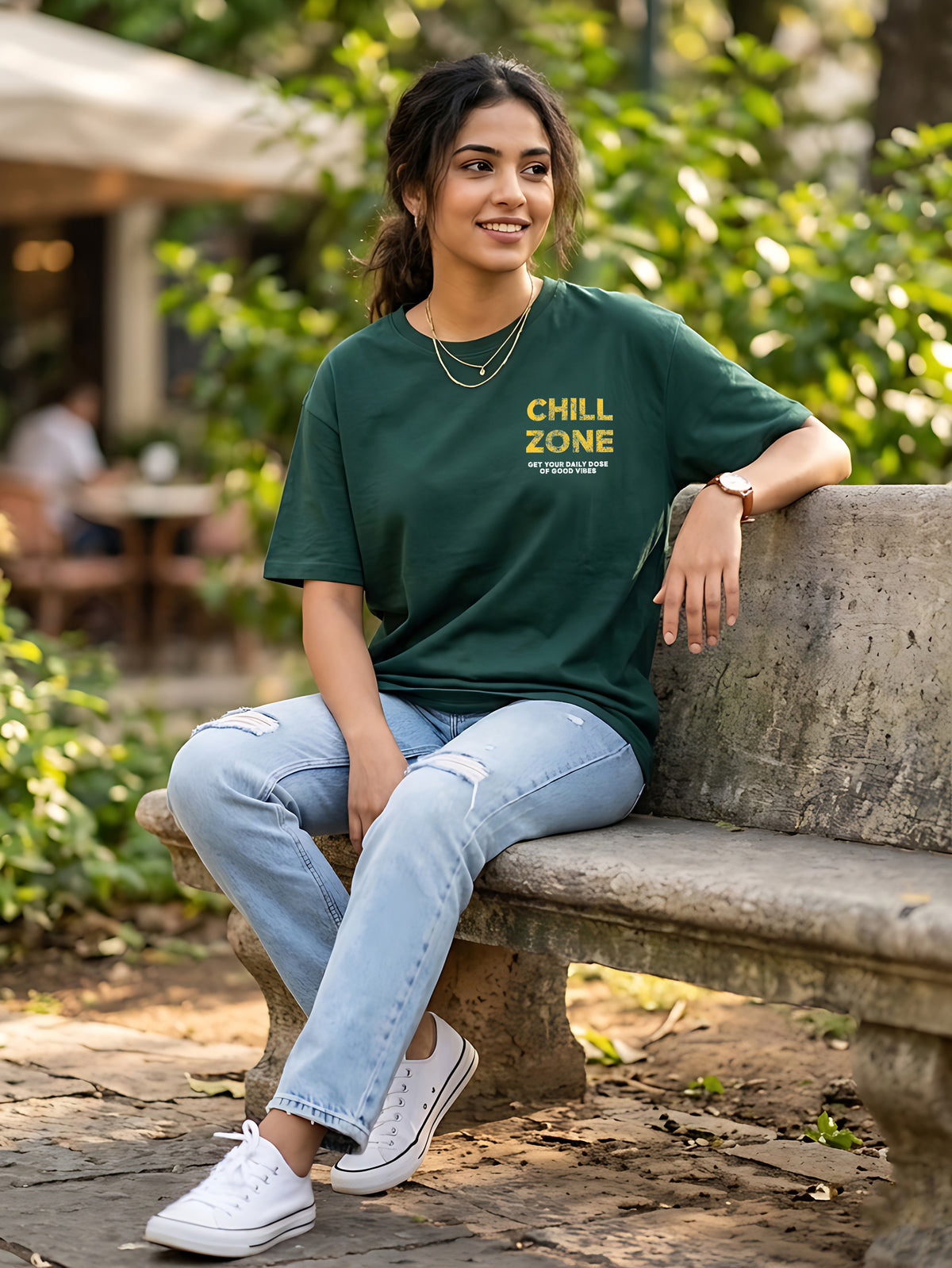 Graphic Oversized T-Shirt Chill