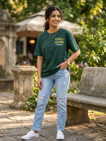 Graphic Oversized T-Shirt Chill