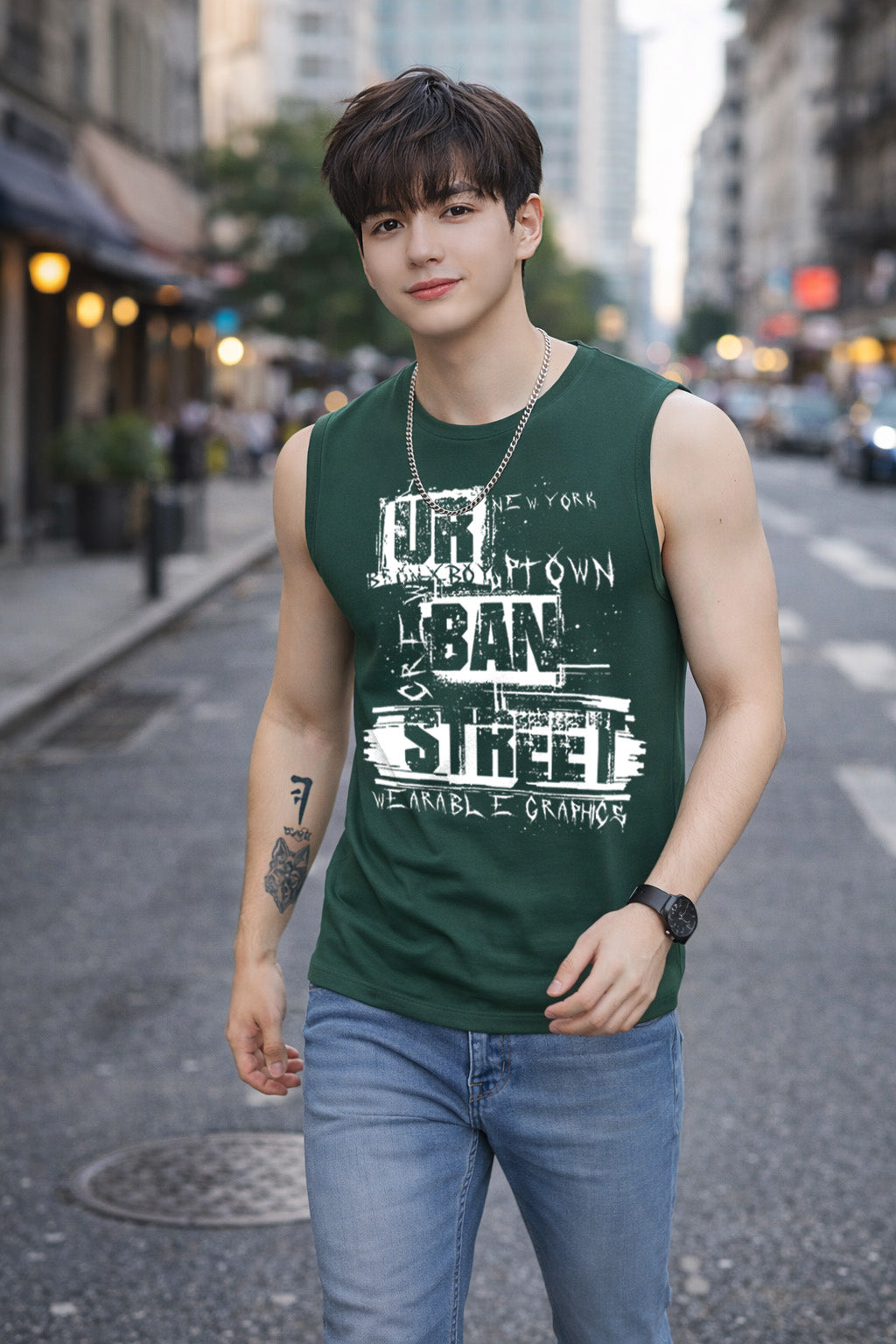 MENS GRAPHIC SLEEVELESS SIGHT