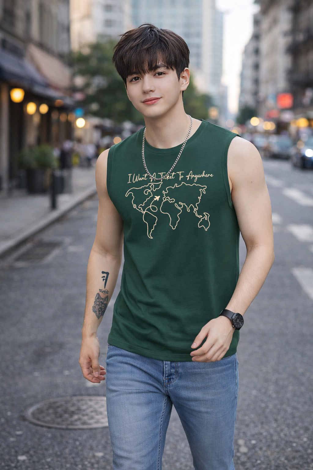 MENS GRAPHIC SLEEVELESS SIGHT