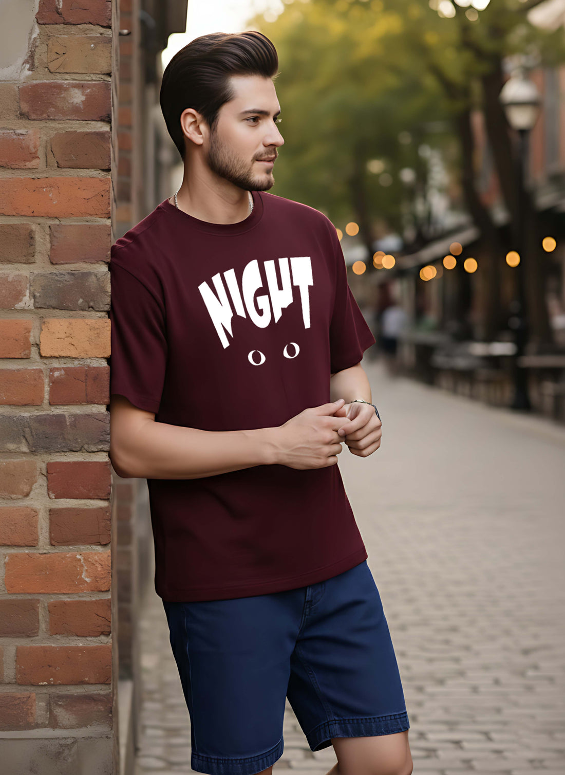 Graphic Oversized Night Tshirt
