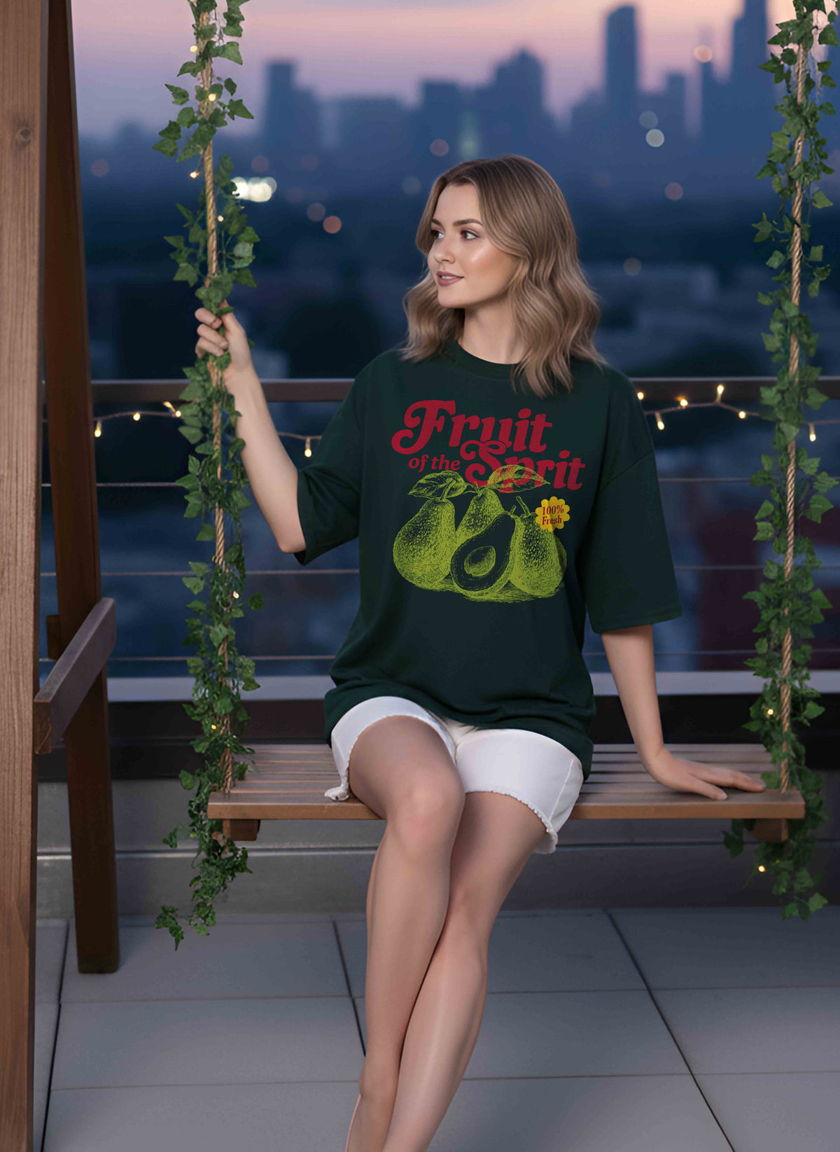 Graphic Oversized Tshirt Fruit