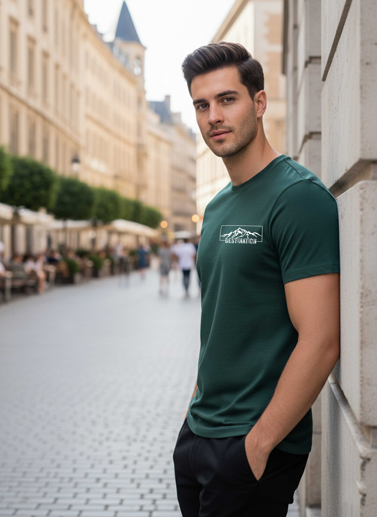 Mens Graphic Regular Half Sleeve T Shirt