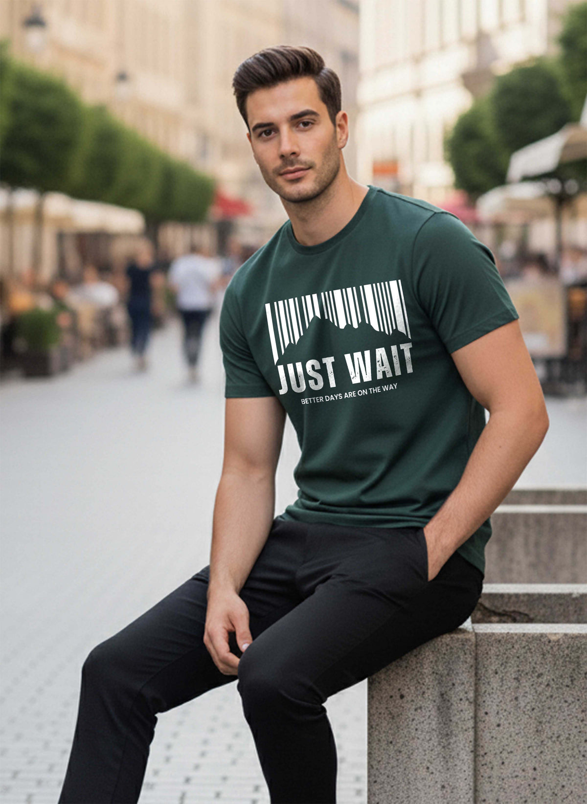 Mens Graphic Regular Half Sleeve T Shirt