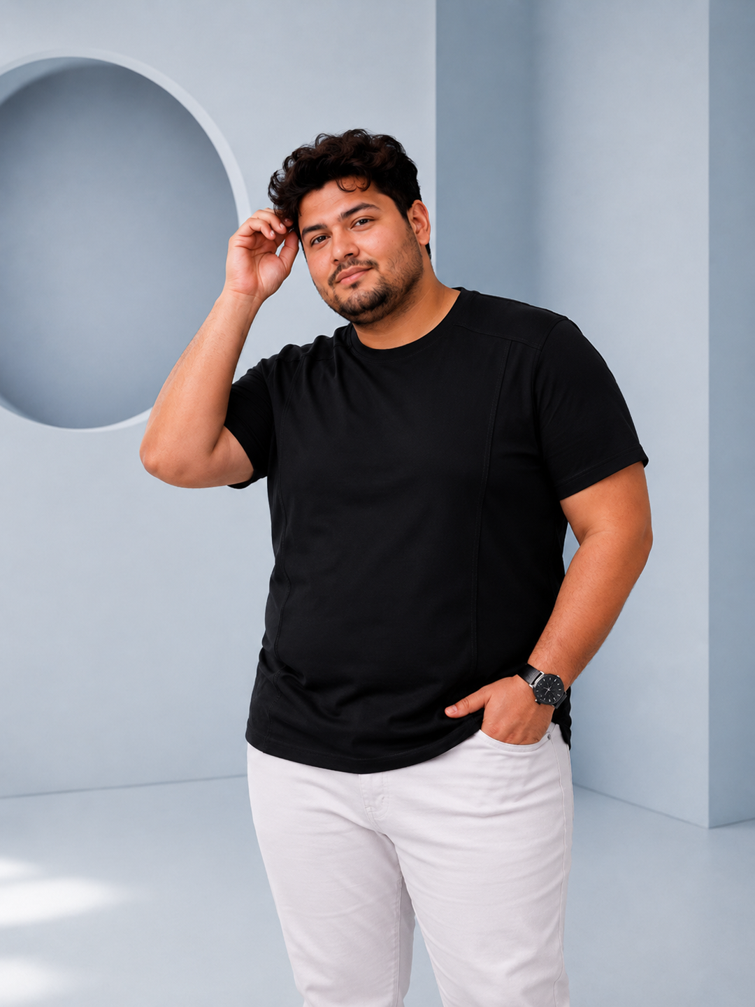 Plus Size Black T-Shirt