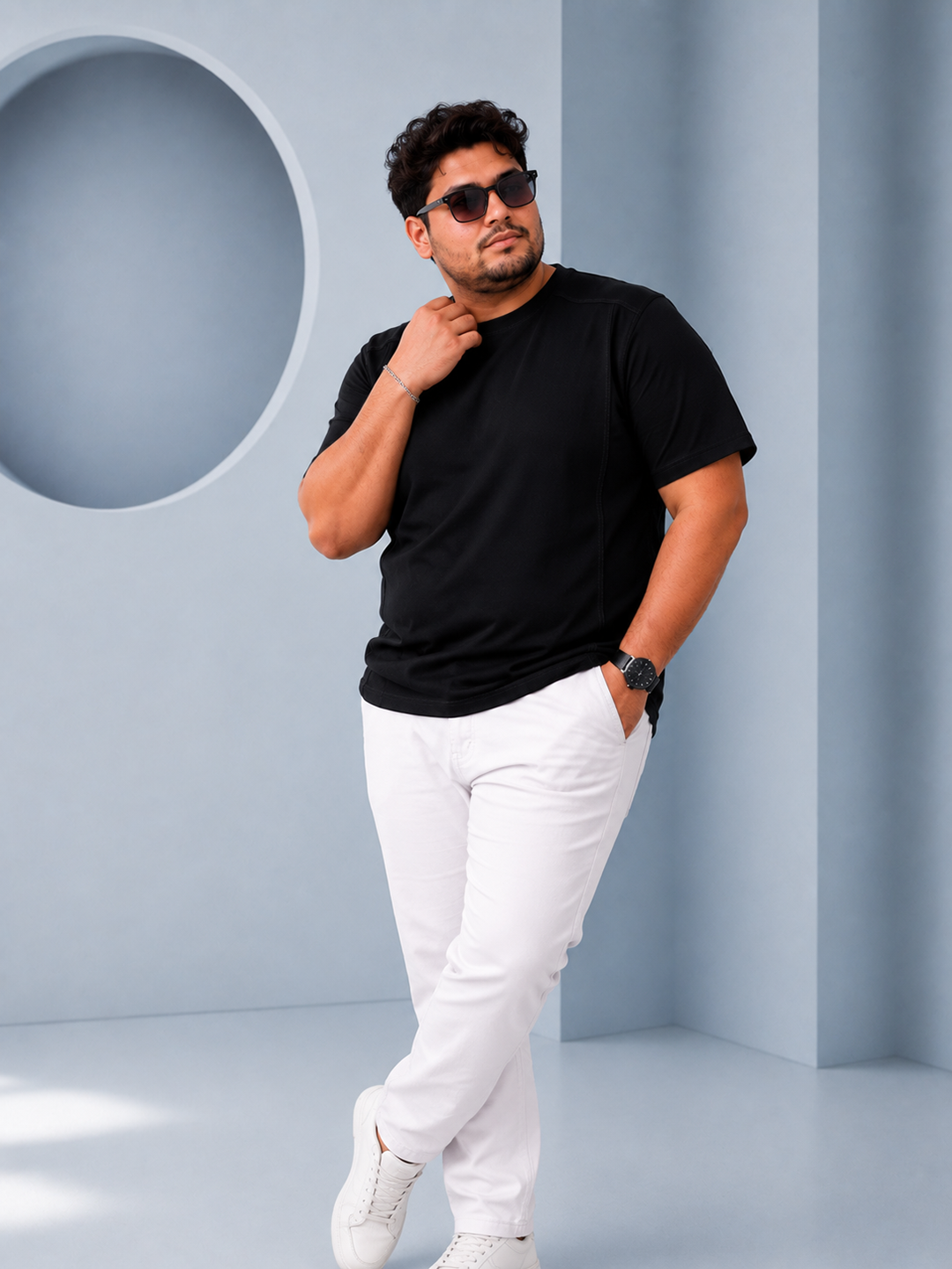 Plus Size Black T-Shirt