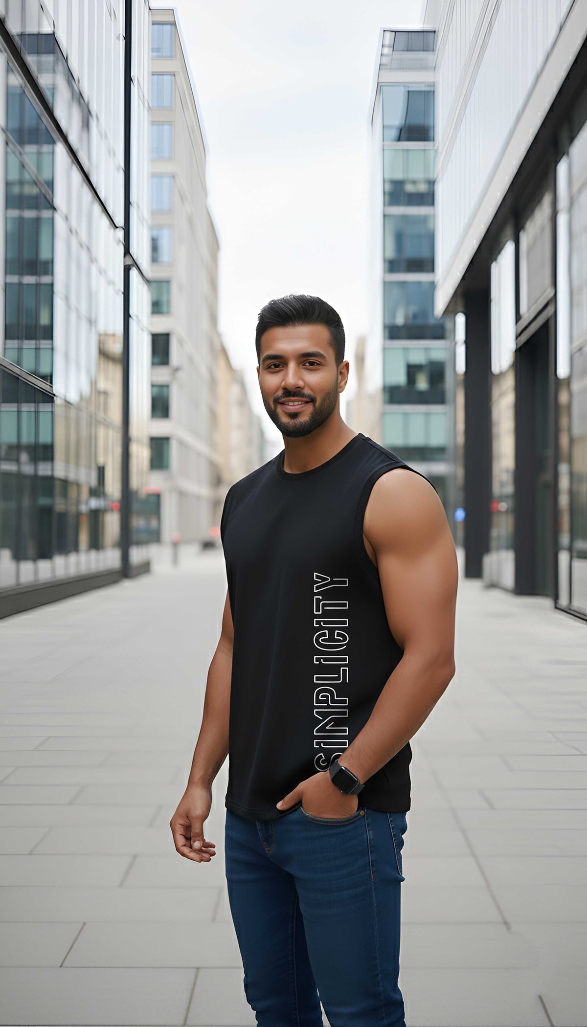 MENS GRAPHIC SLEEVELESS SIGHT