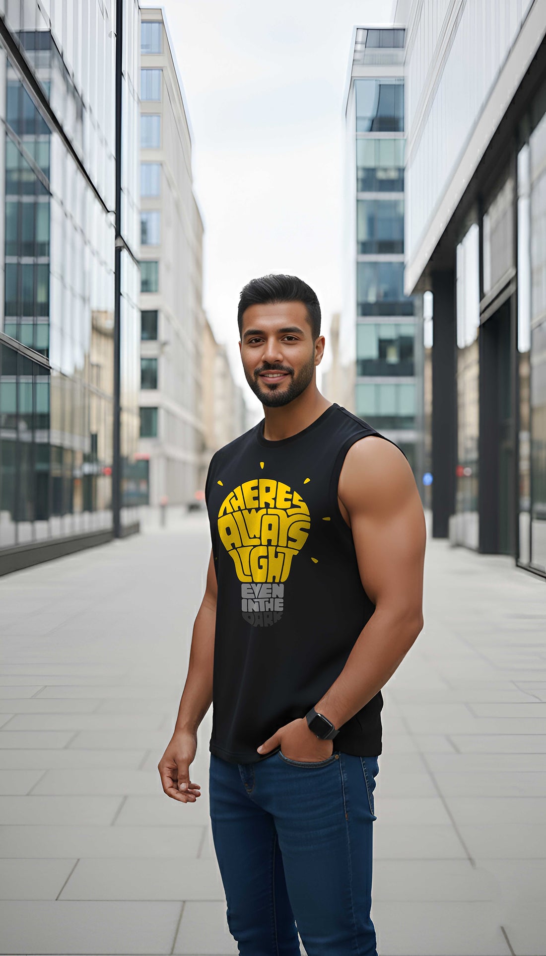 MENS GRAPHIC SLEEVELESS SIGHT