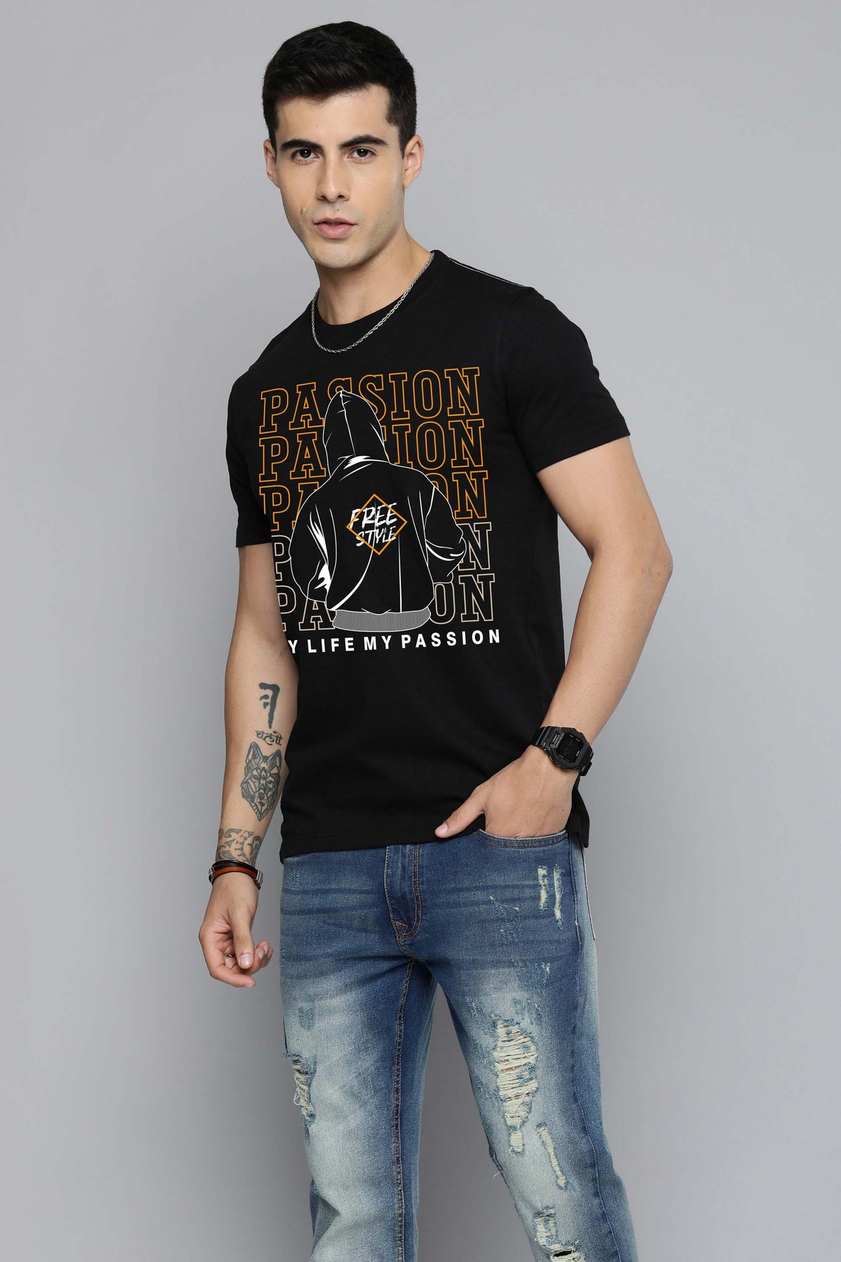Mens Graphic Regular T Shirt