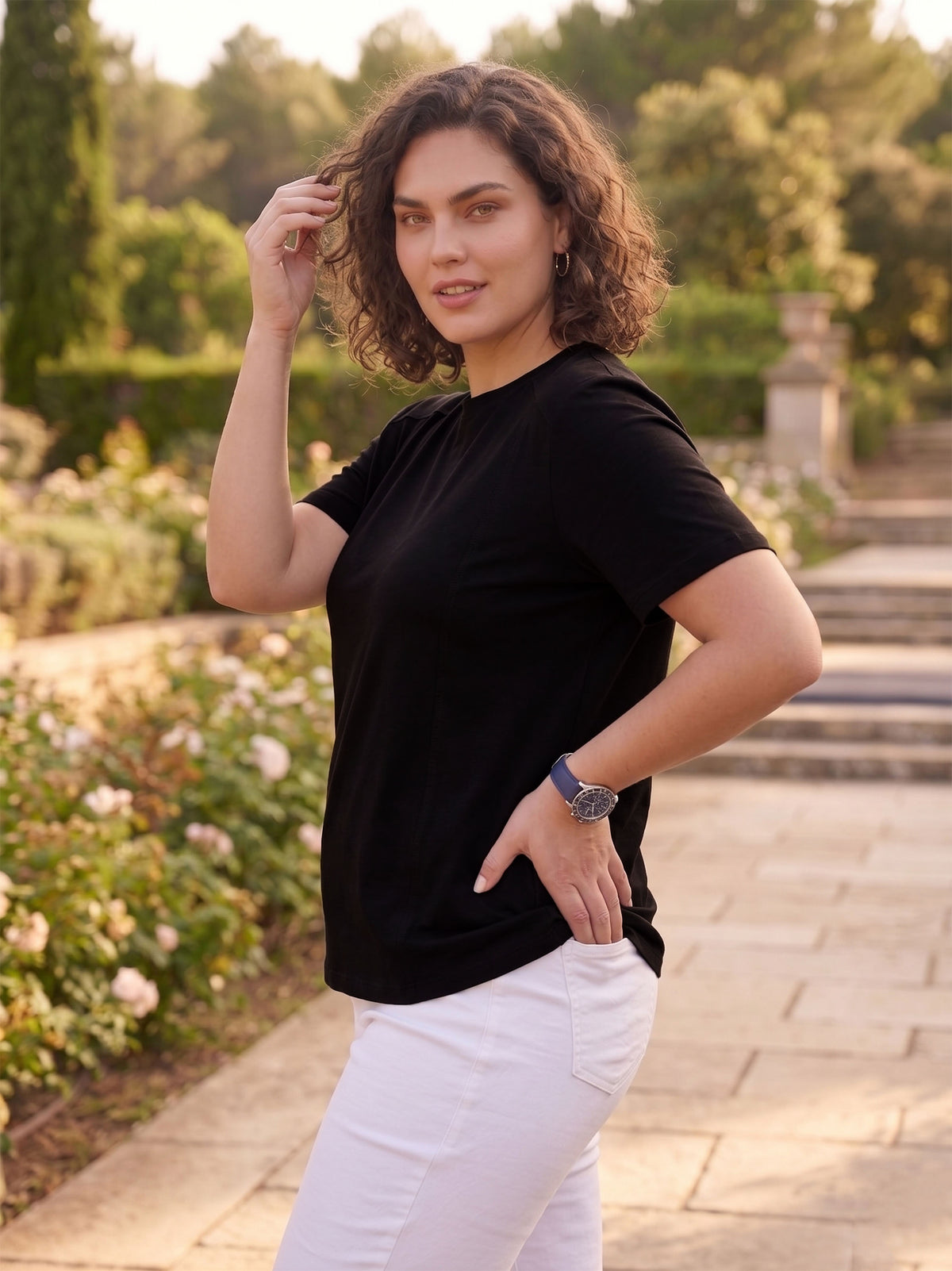 Black Plus Size T-Shirt
