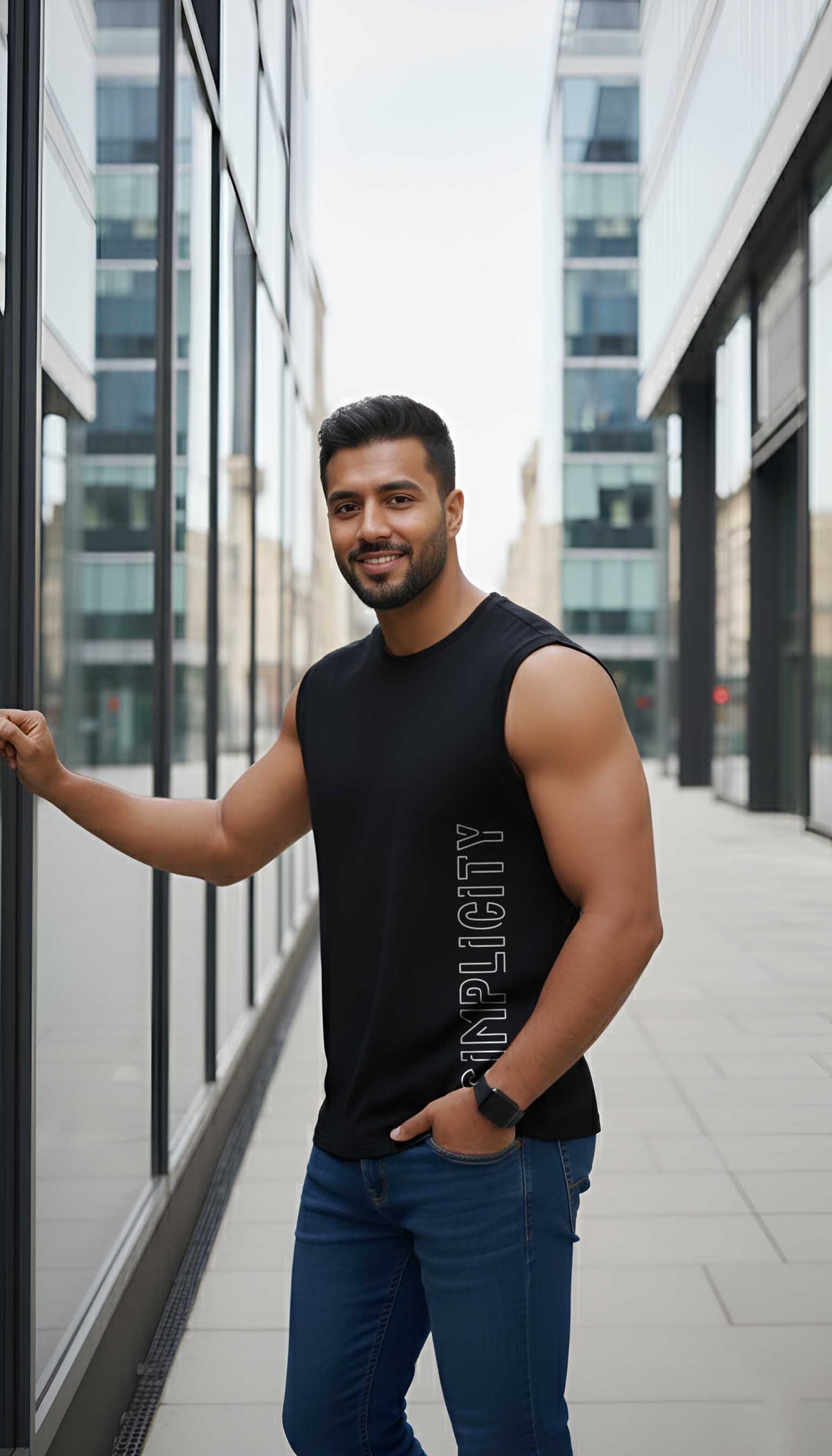 MENS GRAPHIC SLEEVELESS SIGHT