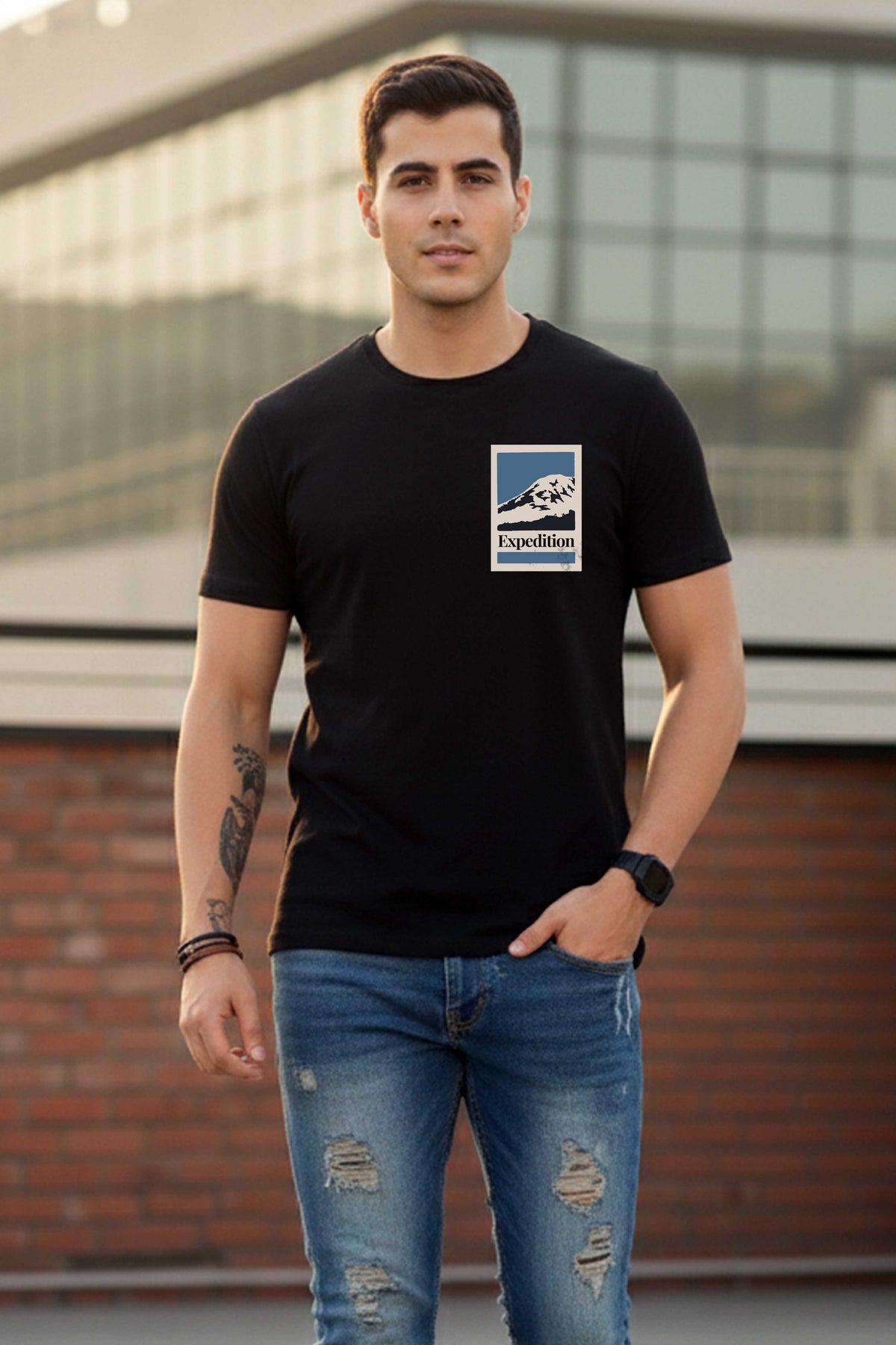 Mens Graphic Regular Half Sleeve T-Shirts