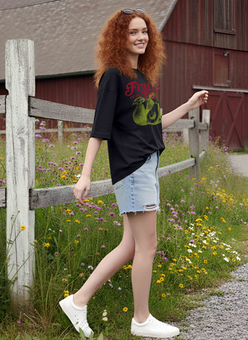 Graphic Oversized Tshirt Fruit