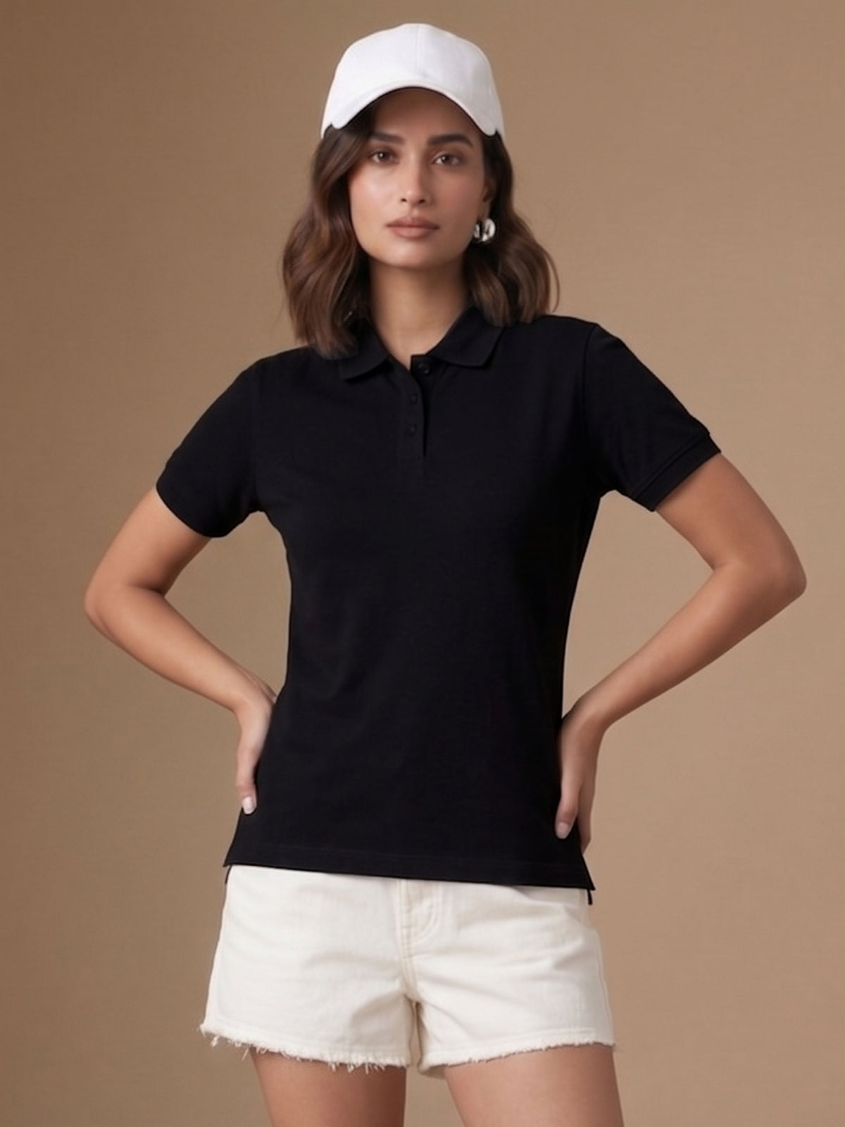 Black Polo T-Shirt